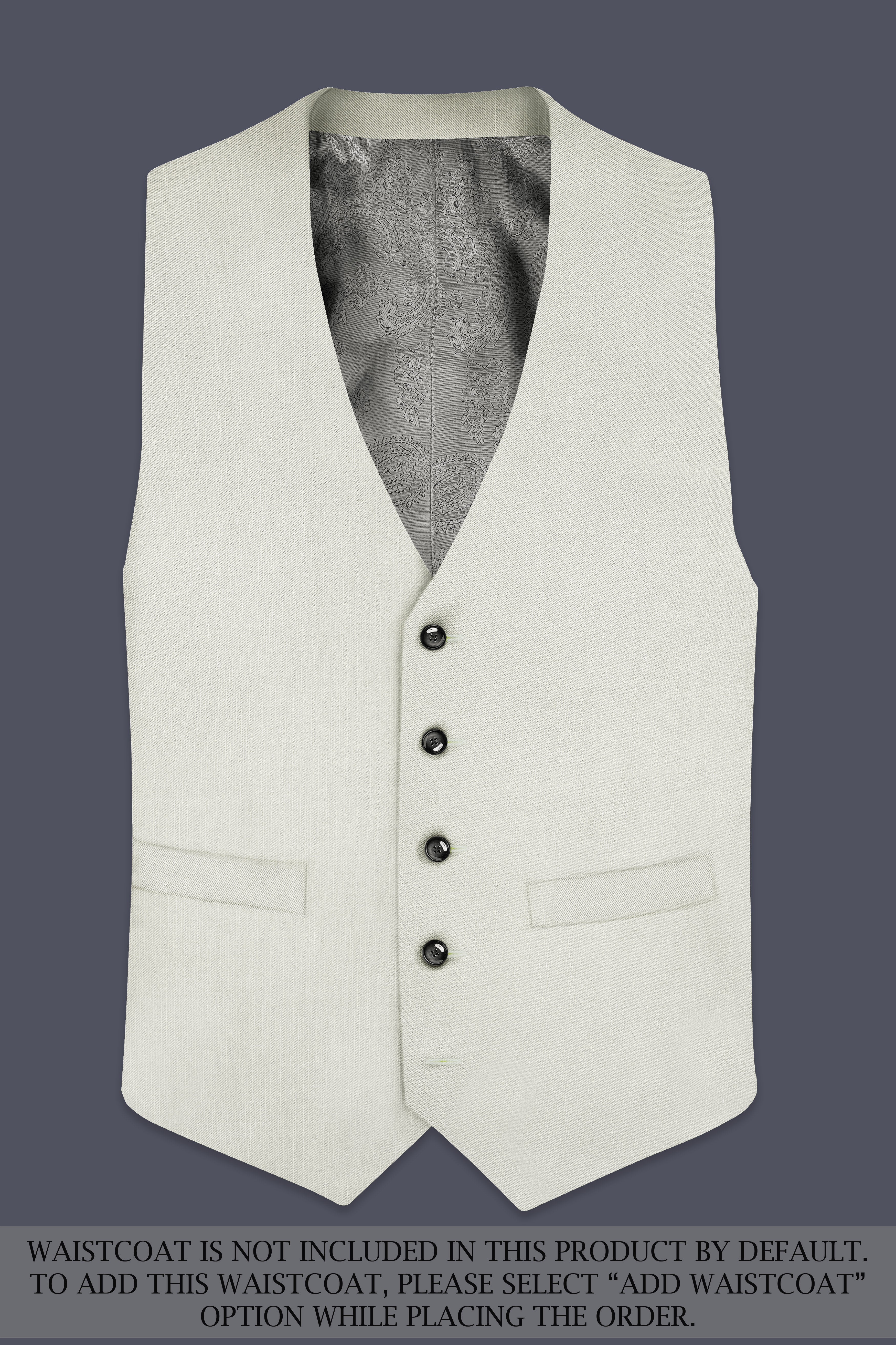 Mist-Swirl Gray Solid Wool Rich Single Breasted Stretchable traveler Suit