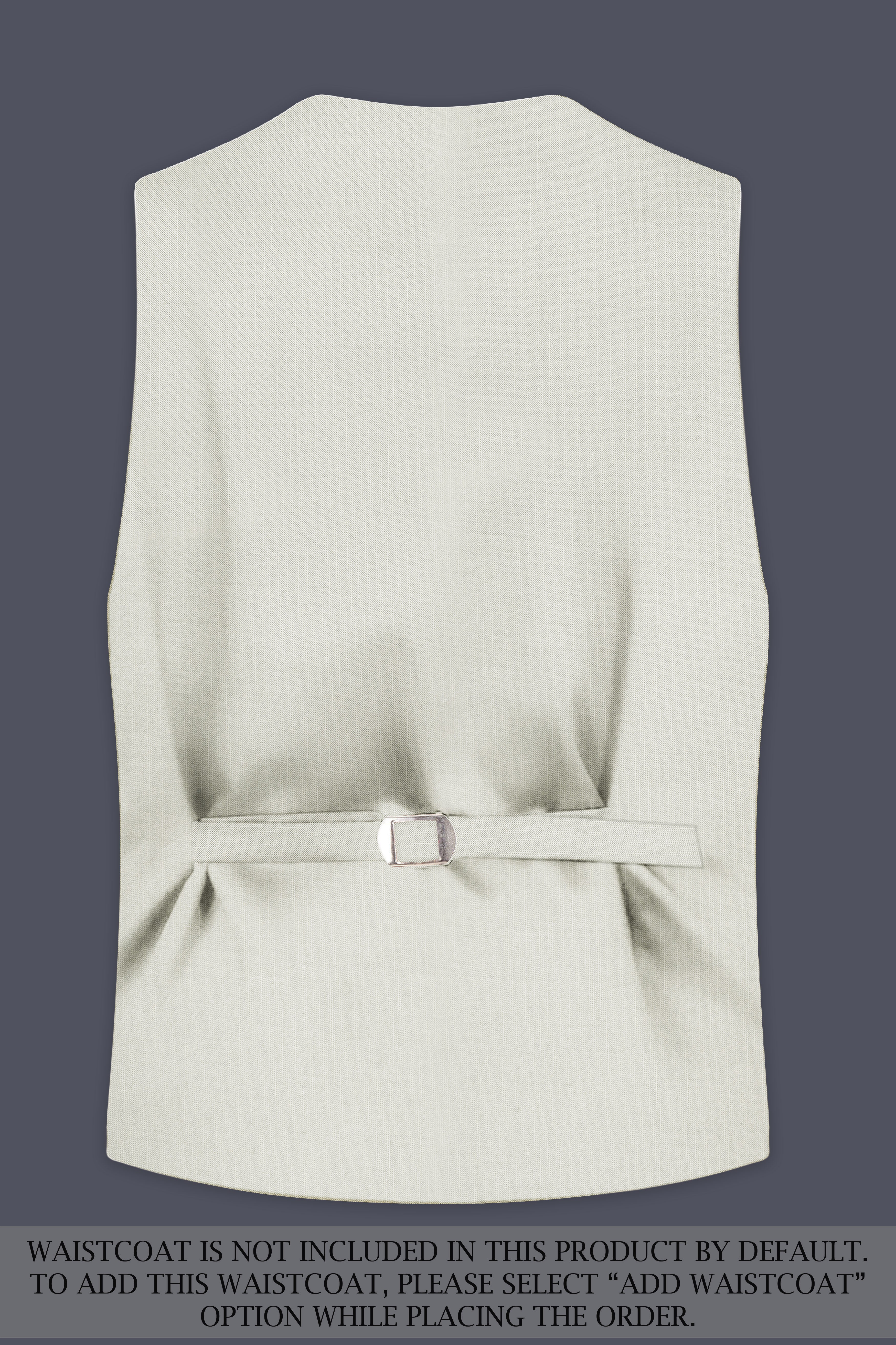 Mist-Swirl Gray Solid Wool Rich Single Breasted Stretchable traveler Suit