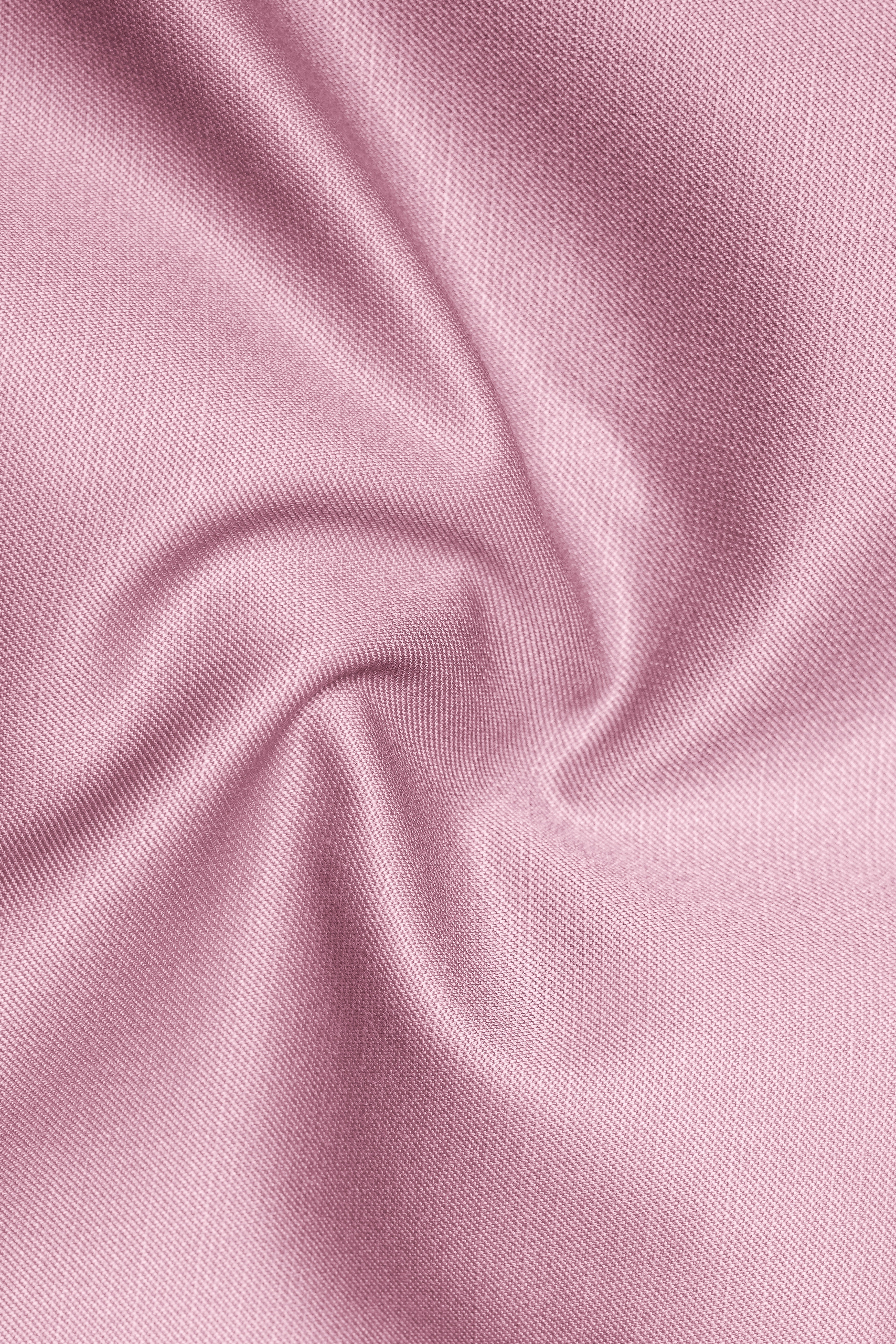 Viola Pink Solid Wool Rich Double Breasted Stretchable traveler Suit