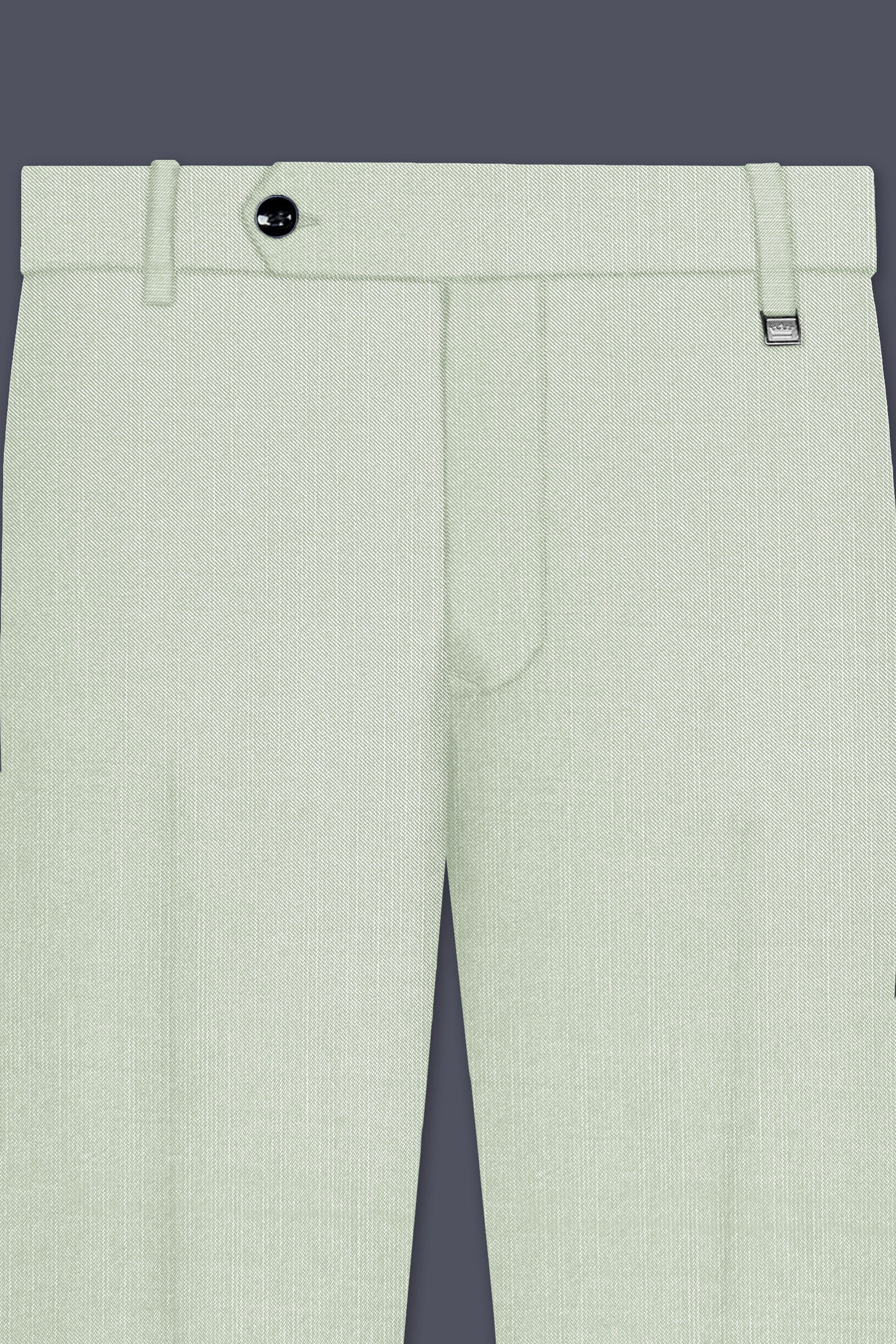 Lichen-Norway Green Wool Rich Tuxedo Stretchable Traveler Suit