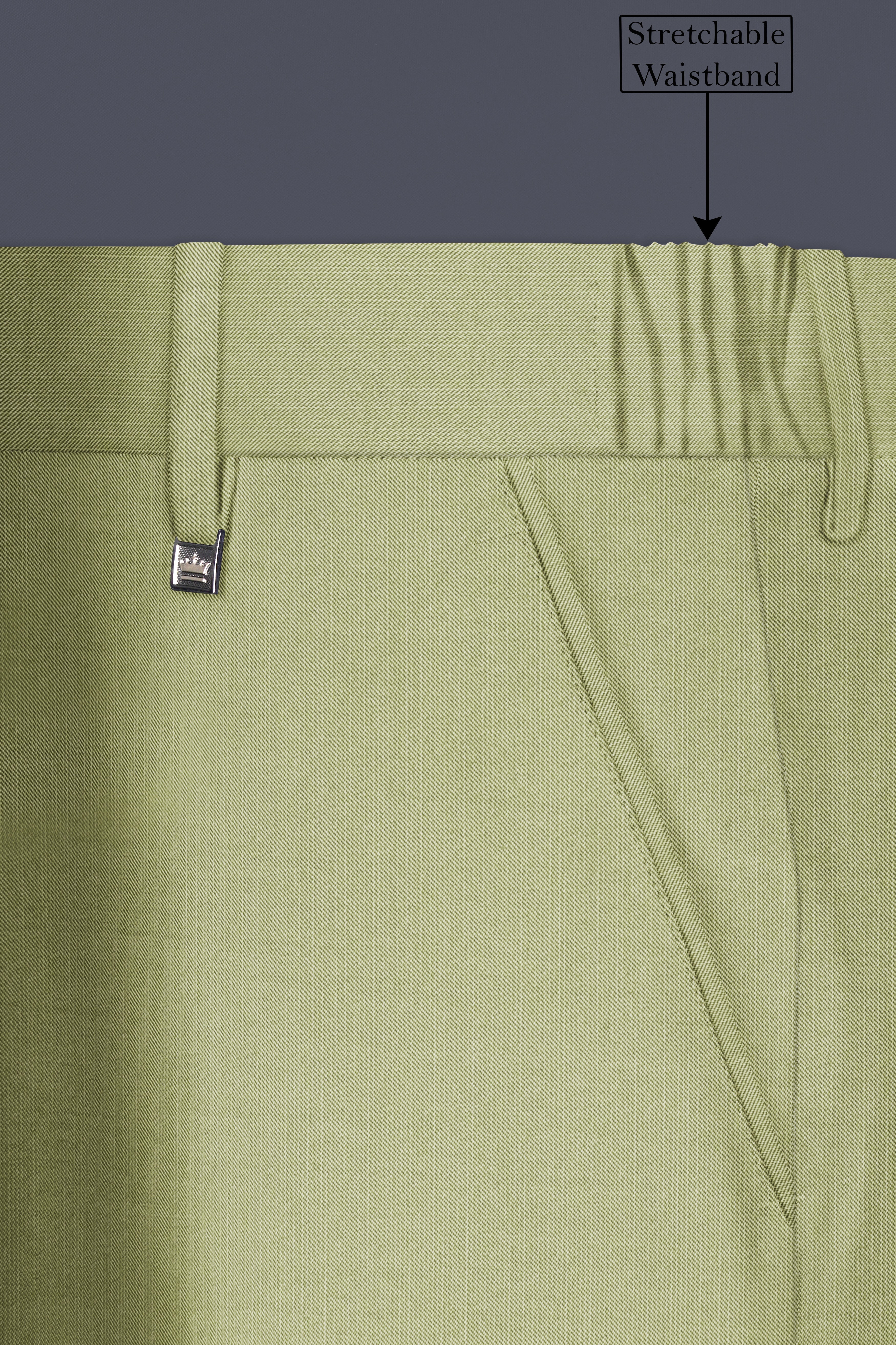 Marsh-Swamp Green Wool Rich Tuxedo Slight Stretch Suit