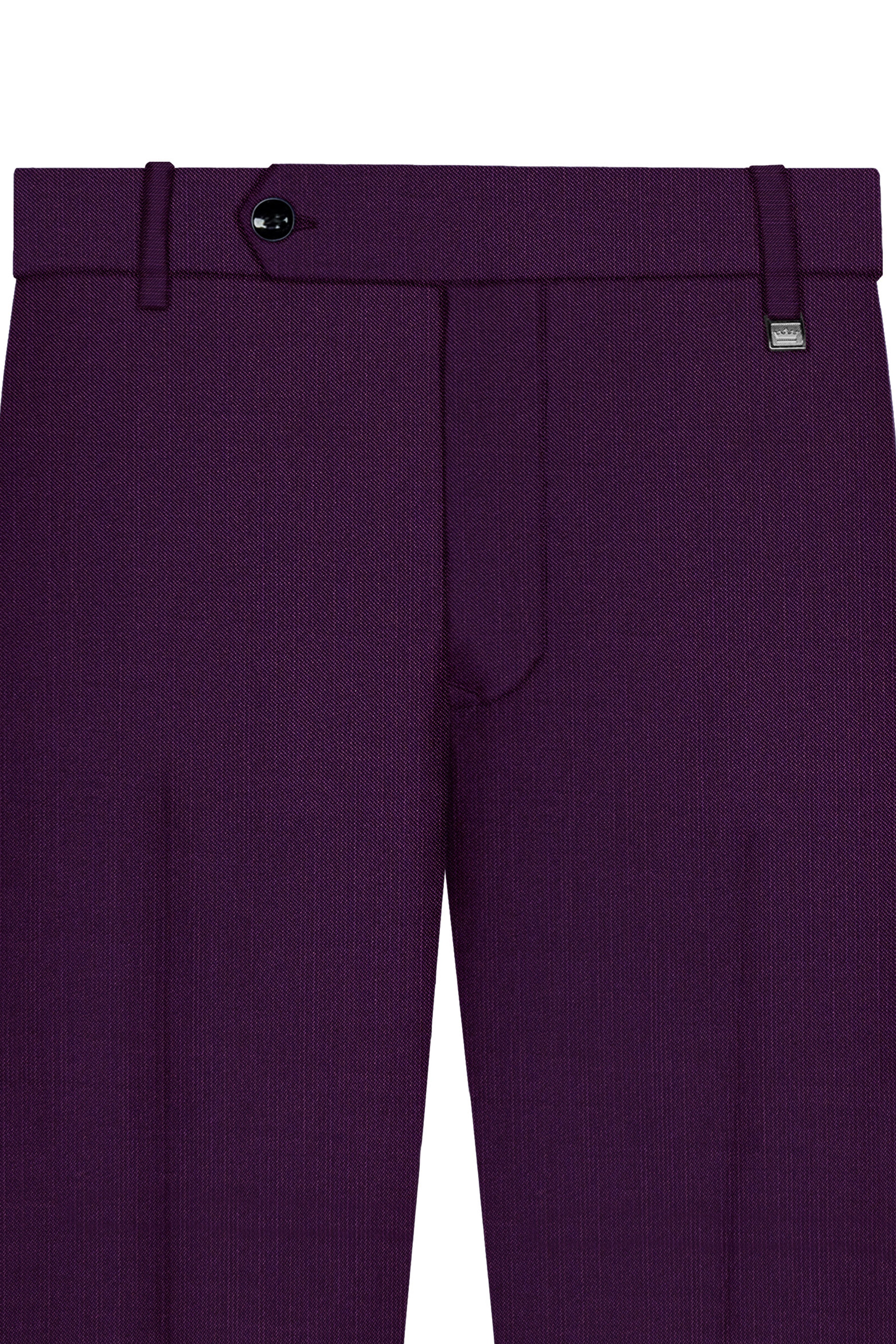 Orchid-Grape Purple Wool Rich Tuxedo Stretchable Traveler Suit