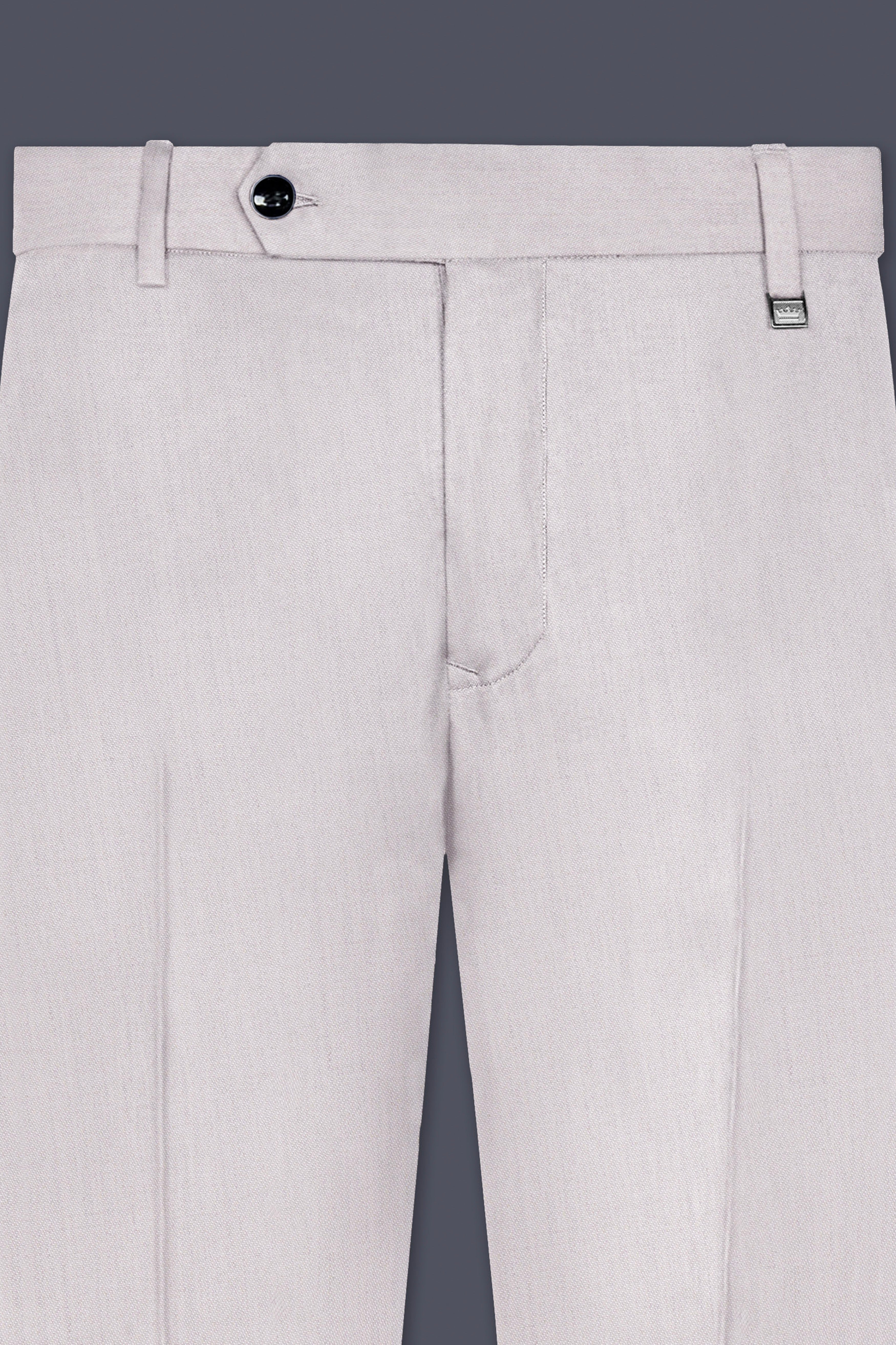 Graviel-Moon Mist Gray Wool Blend Single Breasted Sports Suit