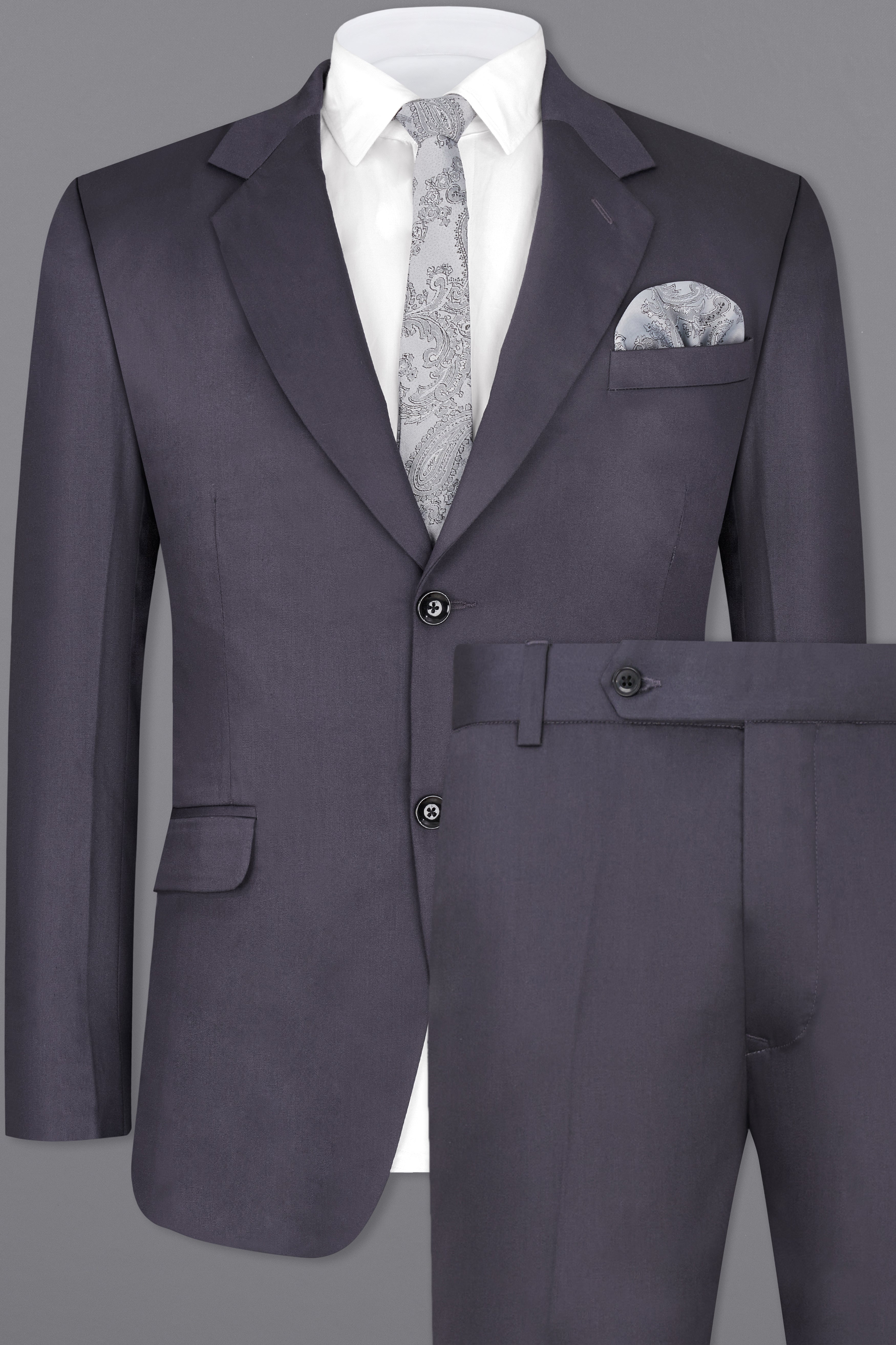PORPOISE BLAZER Ash Grey Pinstripe定価11万