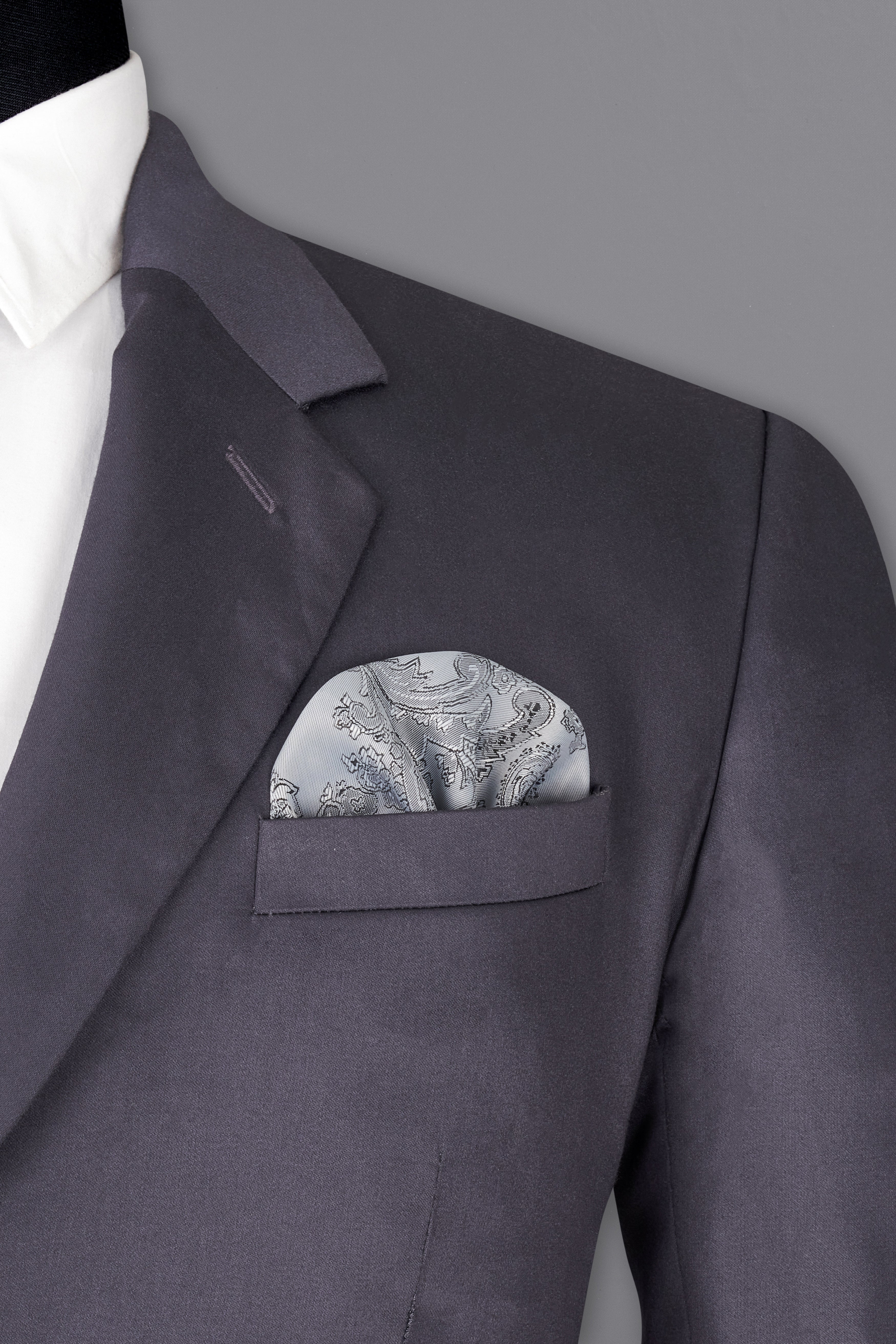 Porpoise Grey Subtle Sheen Wool Suit
