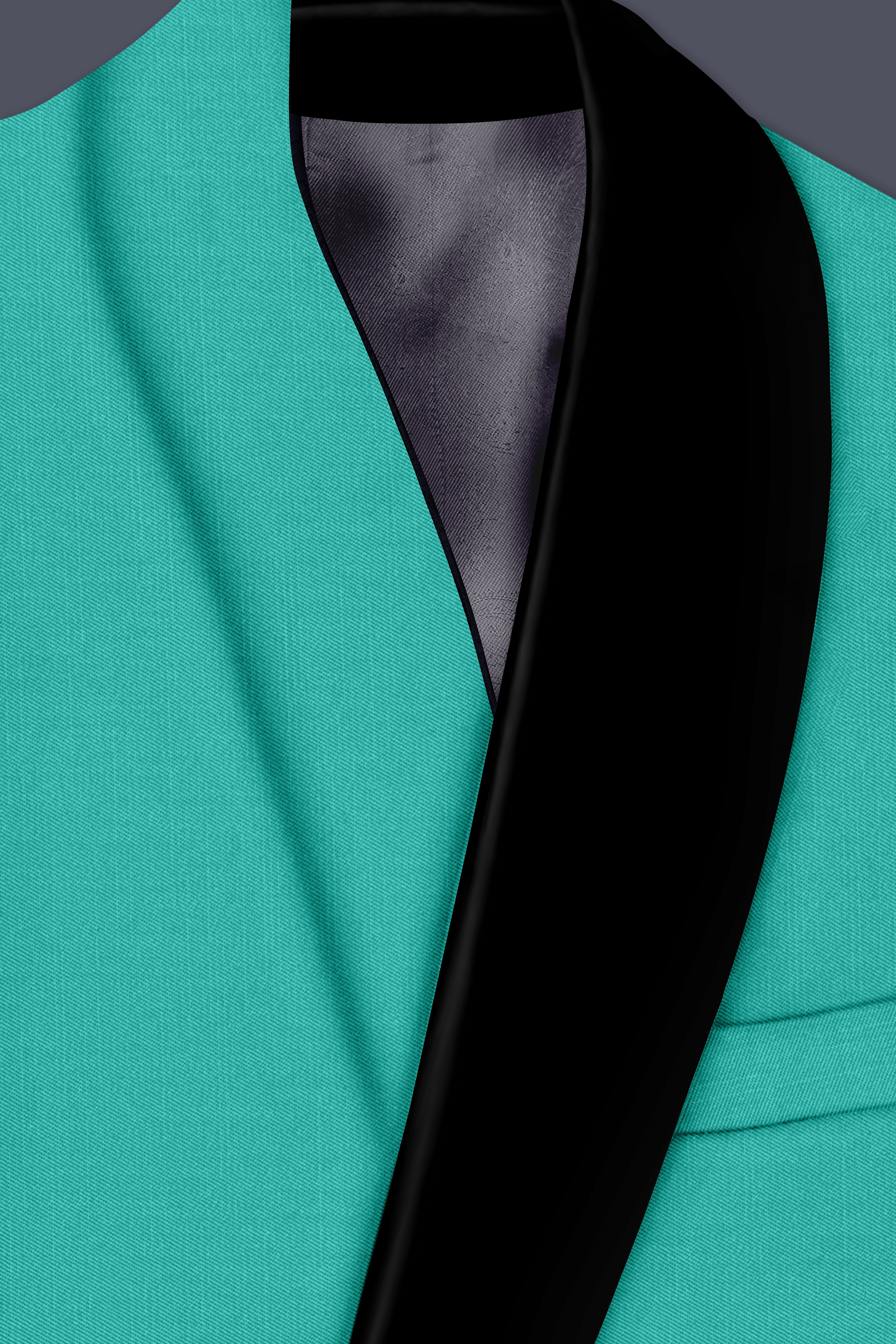 Aegir-Viking Blue Wool Rich Tuxedo Slight Stretch Suit