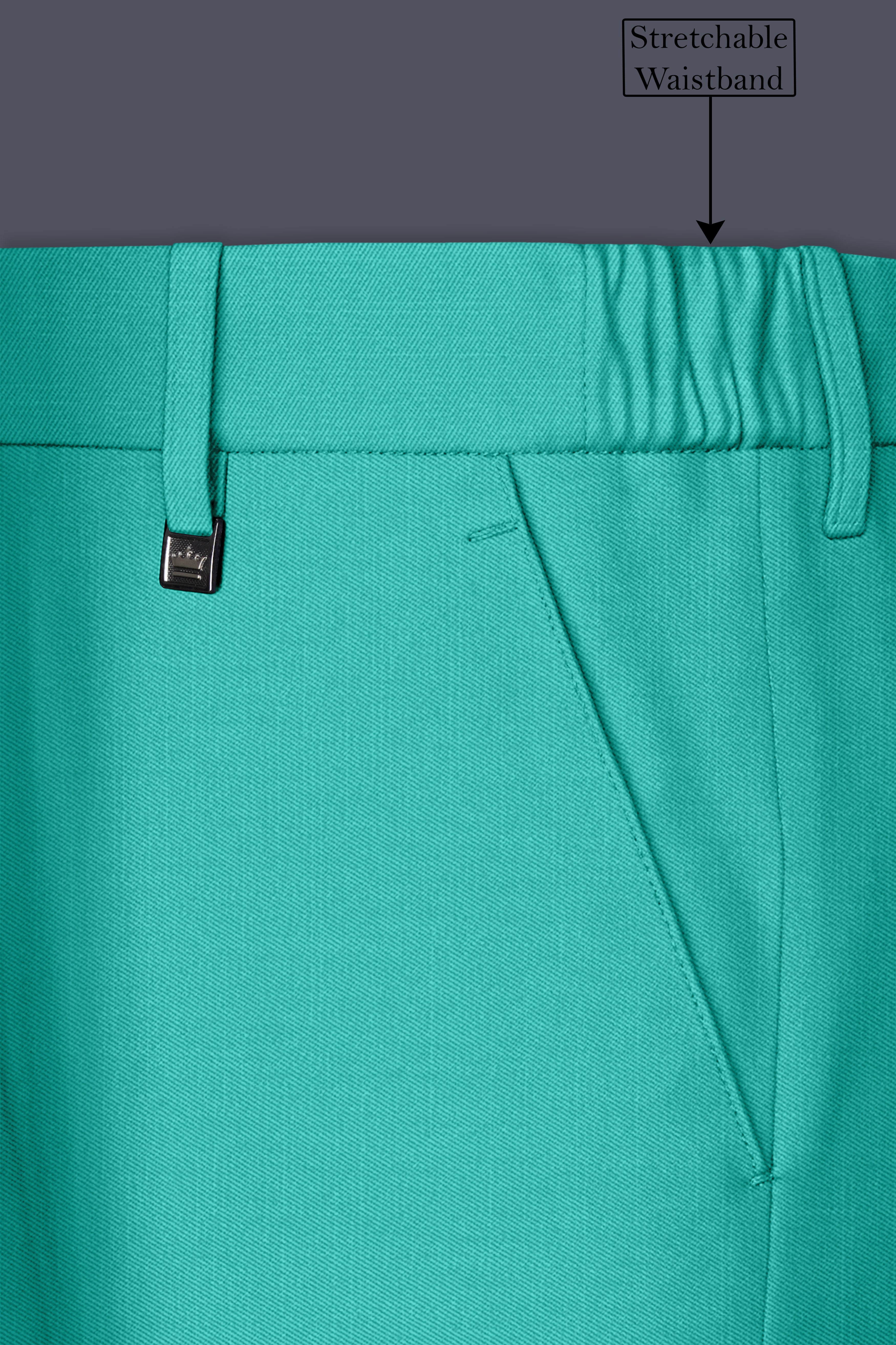 Aegir-Viking Blue Wool Rich Single Breasted Slight Stretch Suit