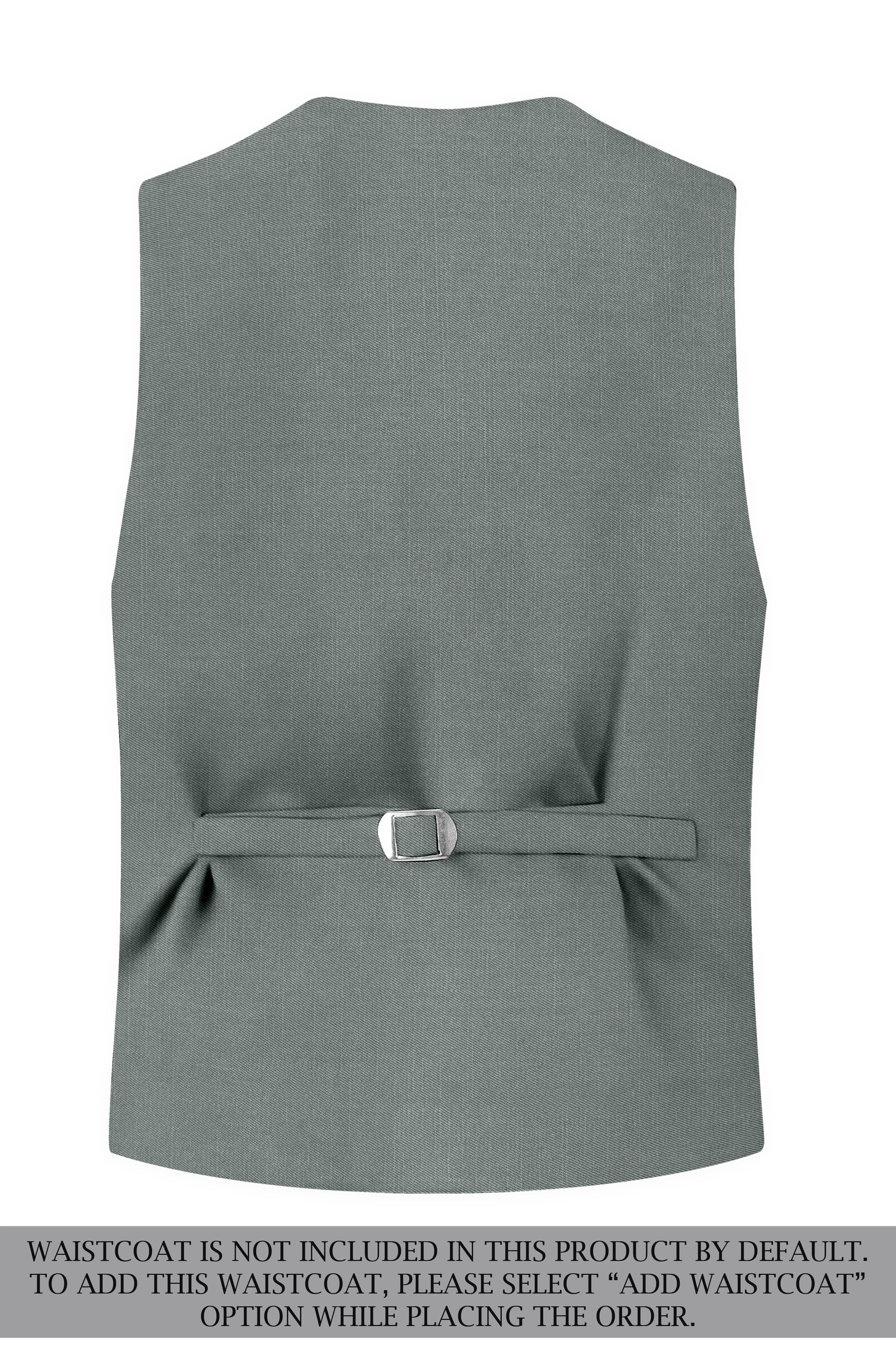 Travliam-William Gray Wool Rich Tuxedo Slight Stretch Suit