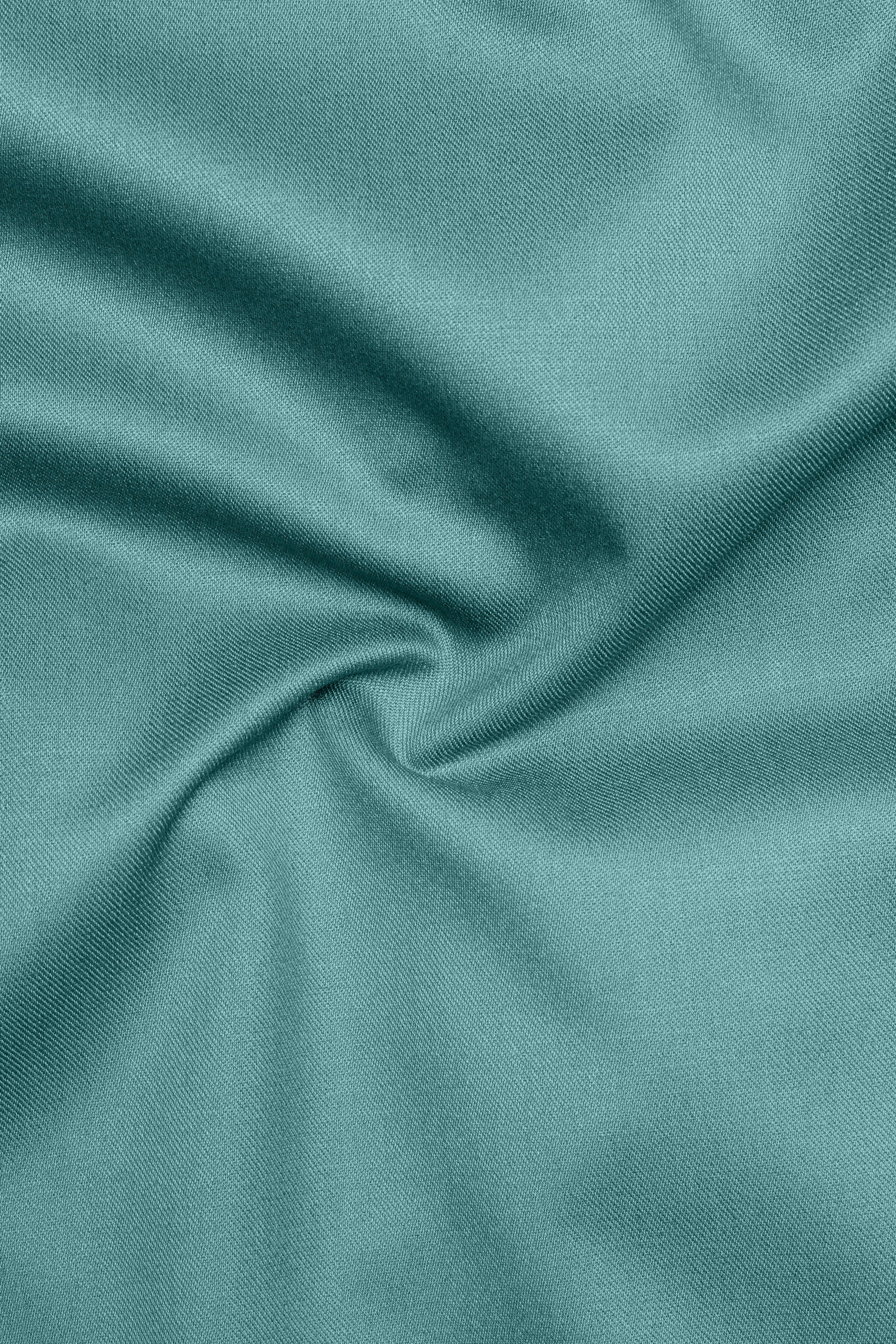 Travirid-Gothic Green Wool Rich Cross Placket Bandhgala Stretchable Traveler Suit