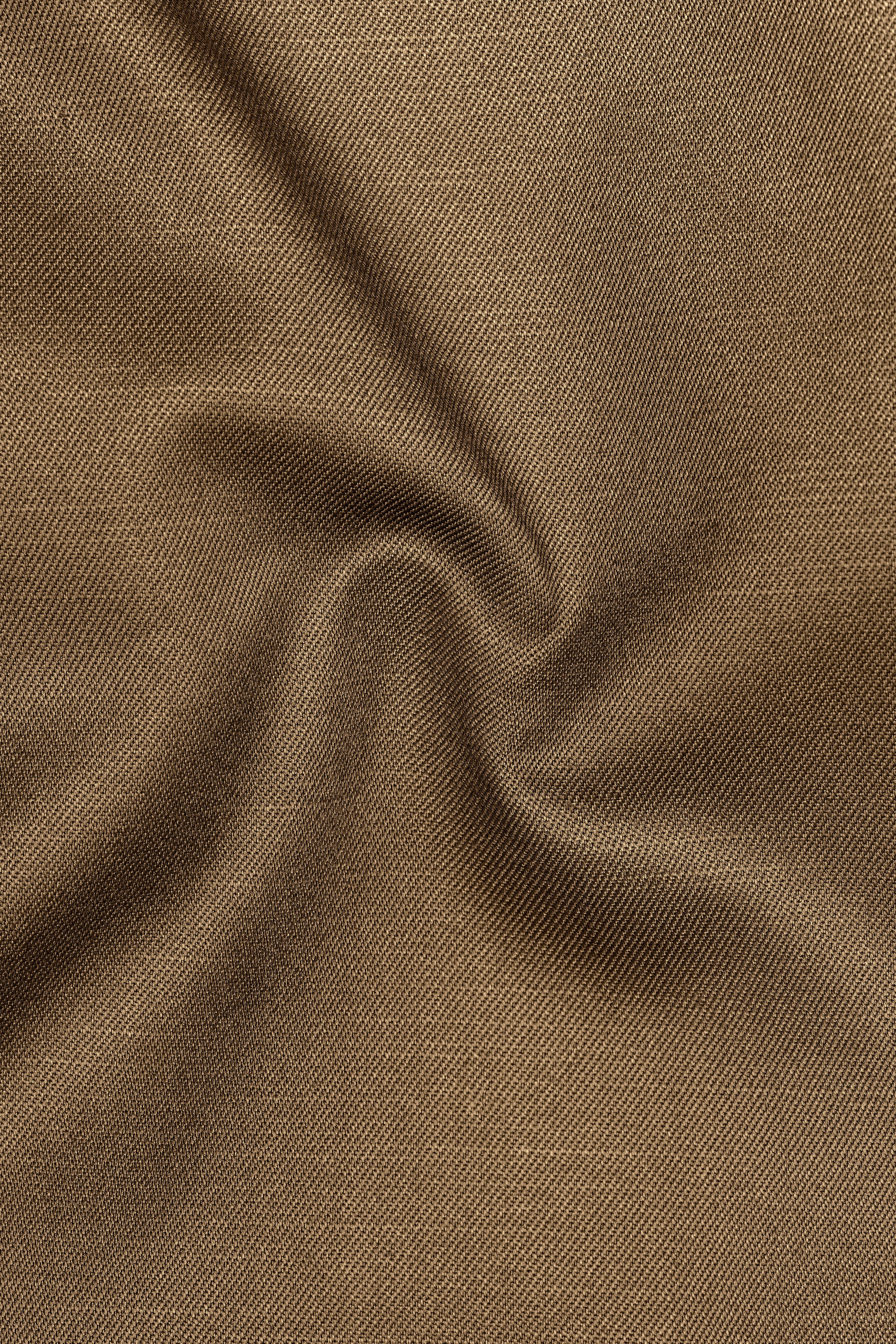 Brunaut-Peanut Brown Wool Rich Single Breasted Suit