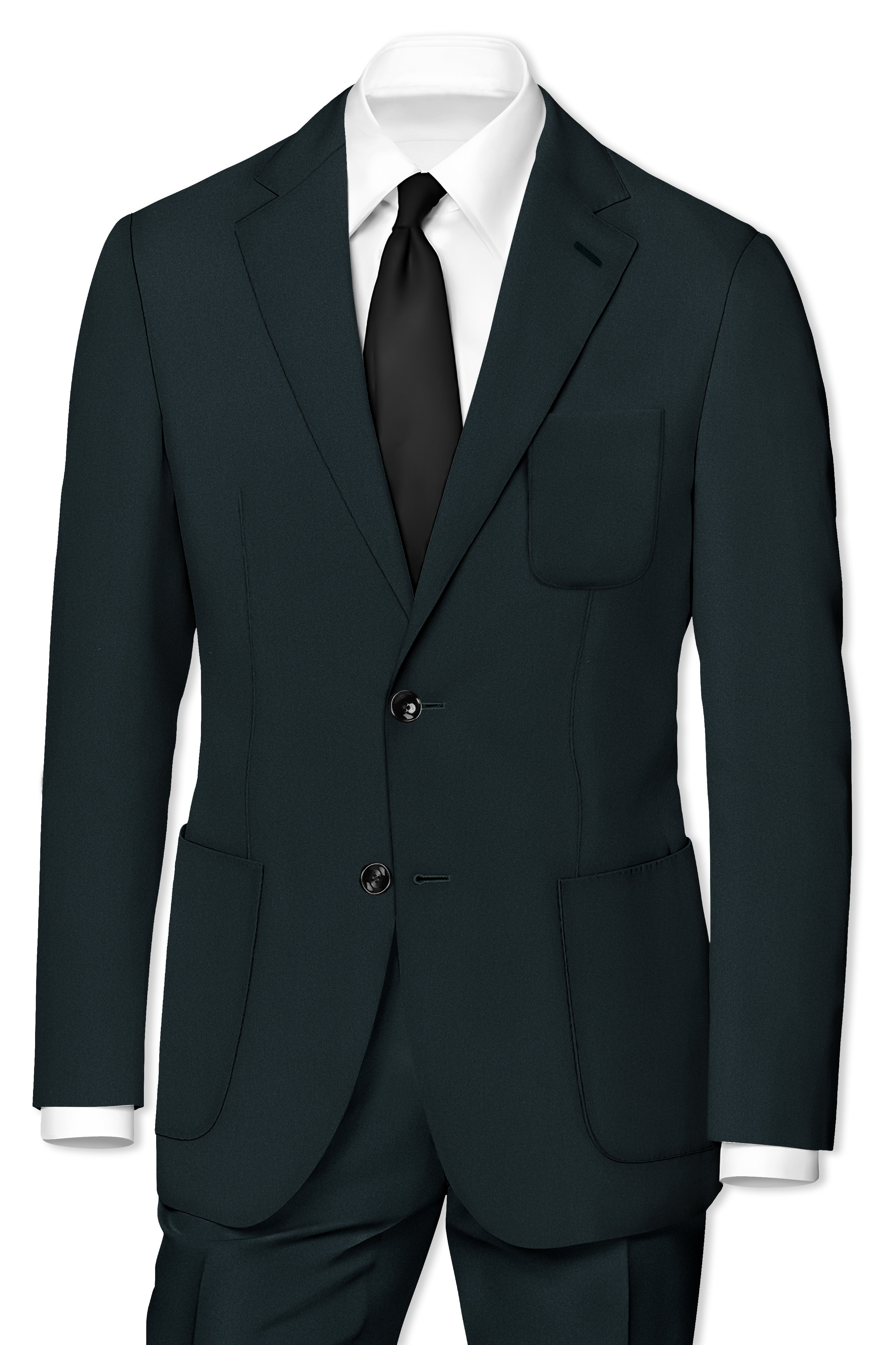 Virion-Aztec Green Premium Cotton Single Breasted Sports Suit