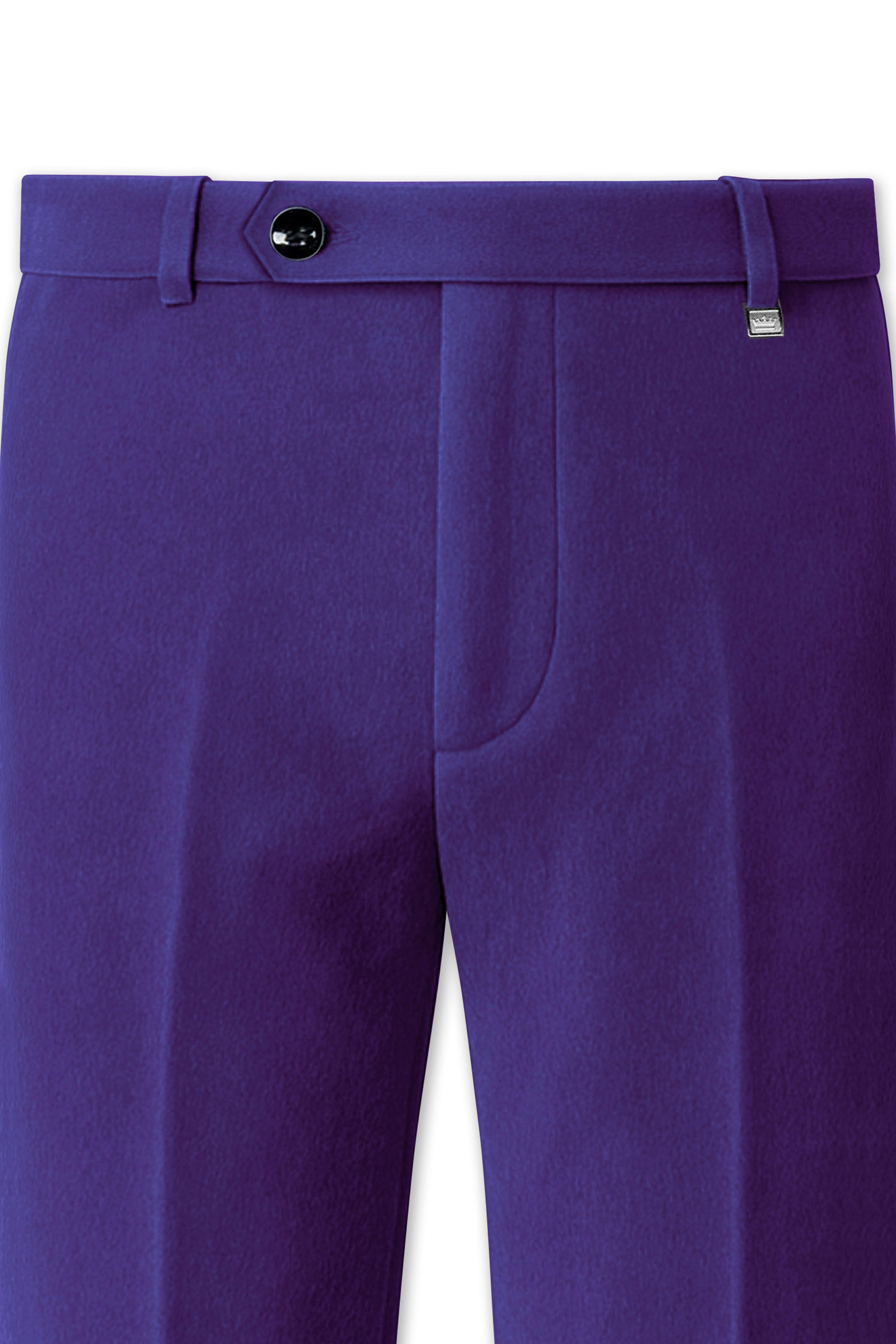 Velaris-Jacarta Purple Velvet Peak Lapel Tuxedo Suit