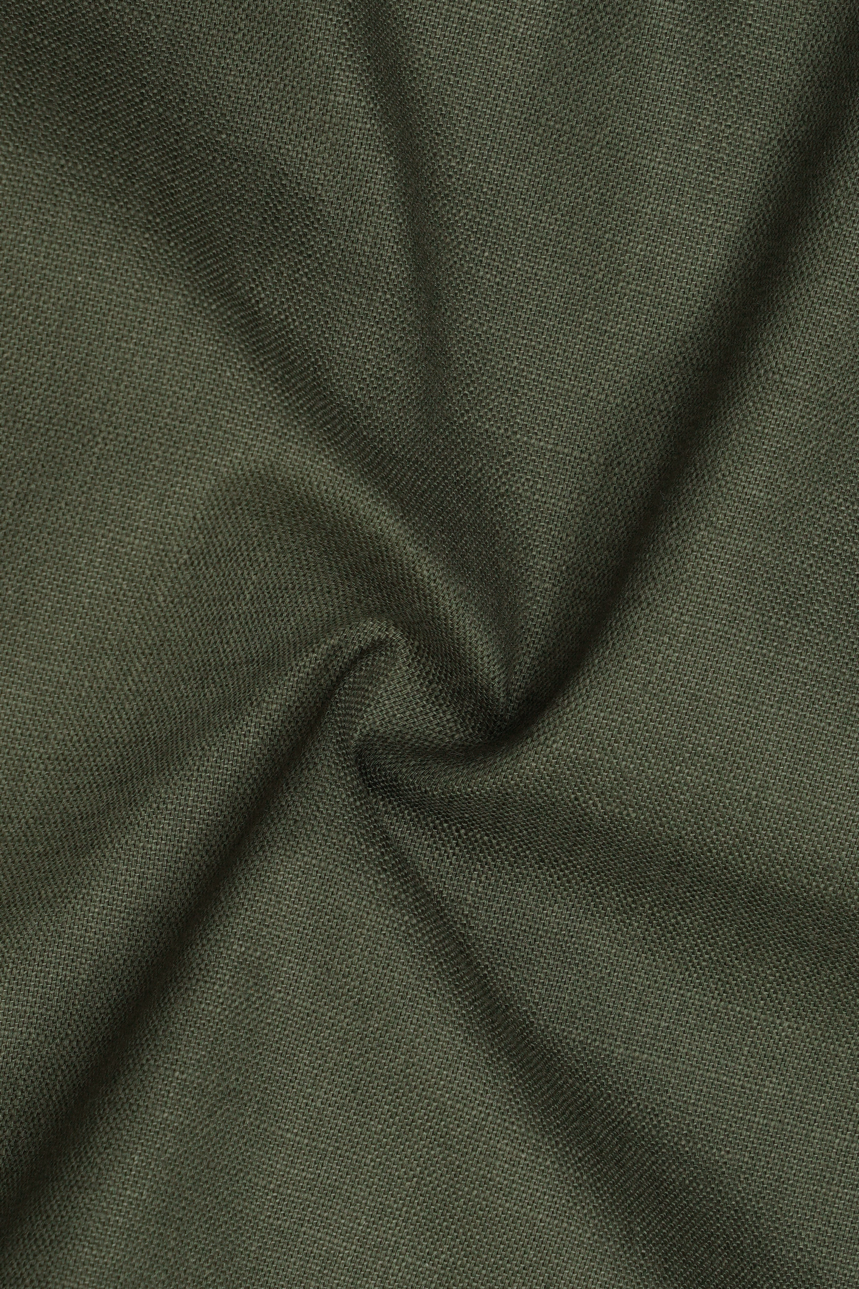 Virenzo-Rifle Green Luxurious Linen Single Breasted Stretchable traveler Suit