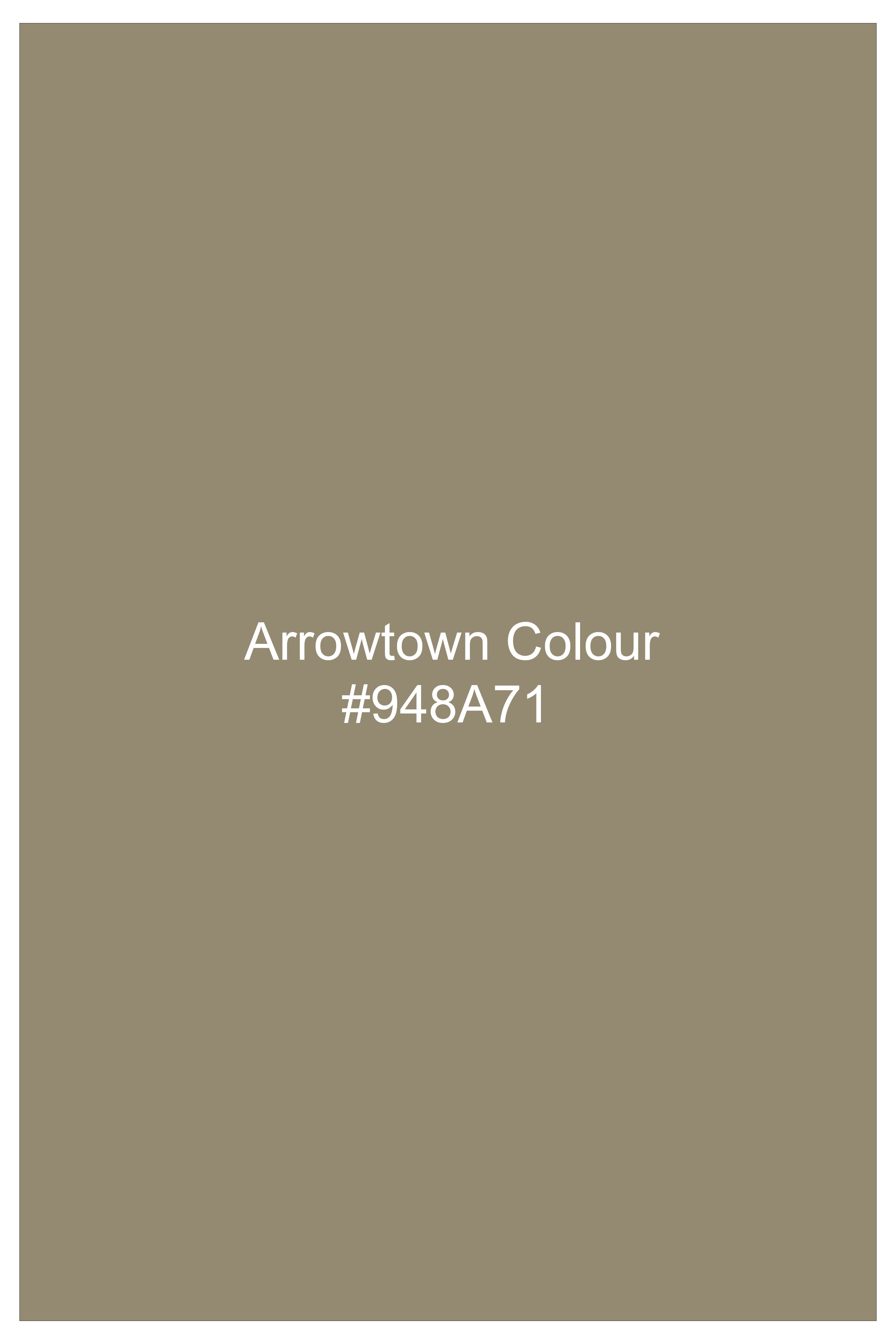 Arovian-Arrowtown Brown Wool Rich Designer Suit