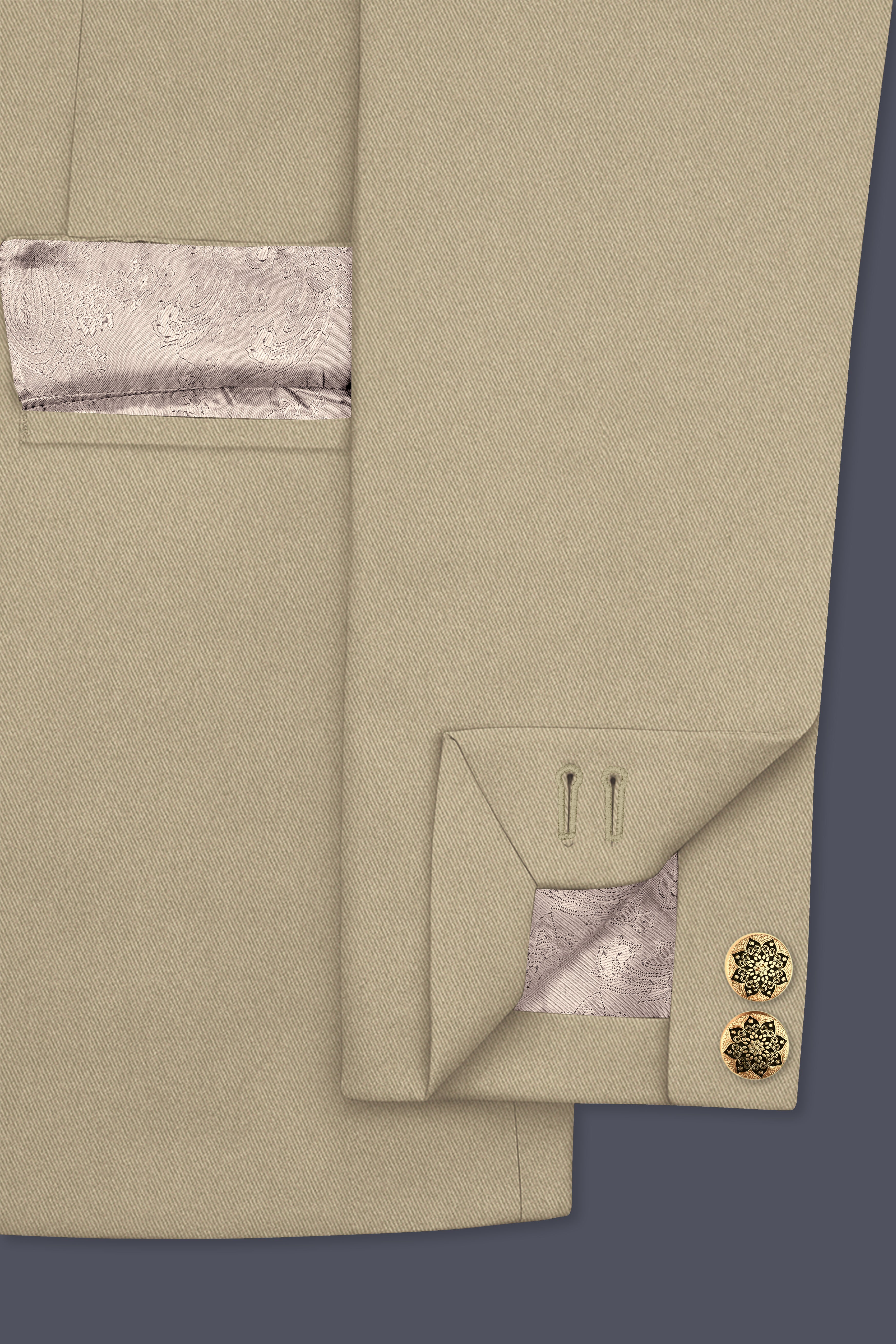 Arovian-Arrowtown Brown Wool Rich Designer Suit