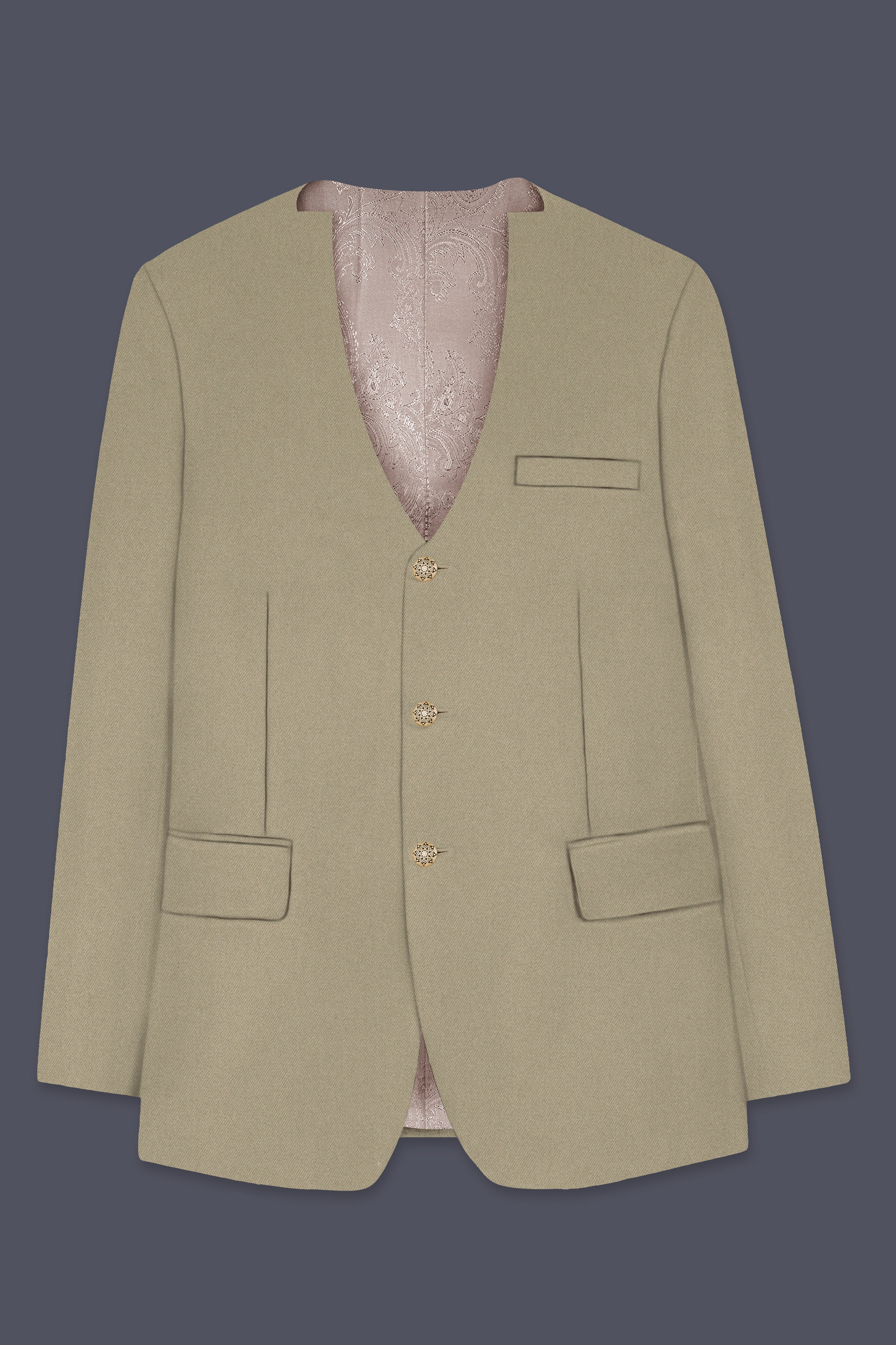 Arovian-Arrowtown Brown Wool Rich Designer Suit