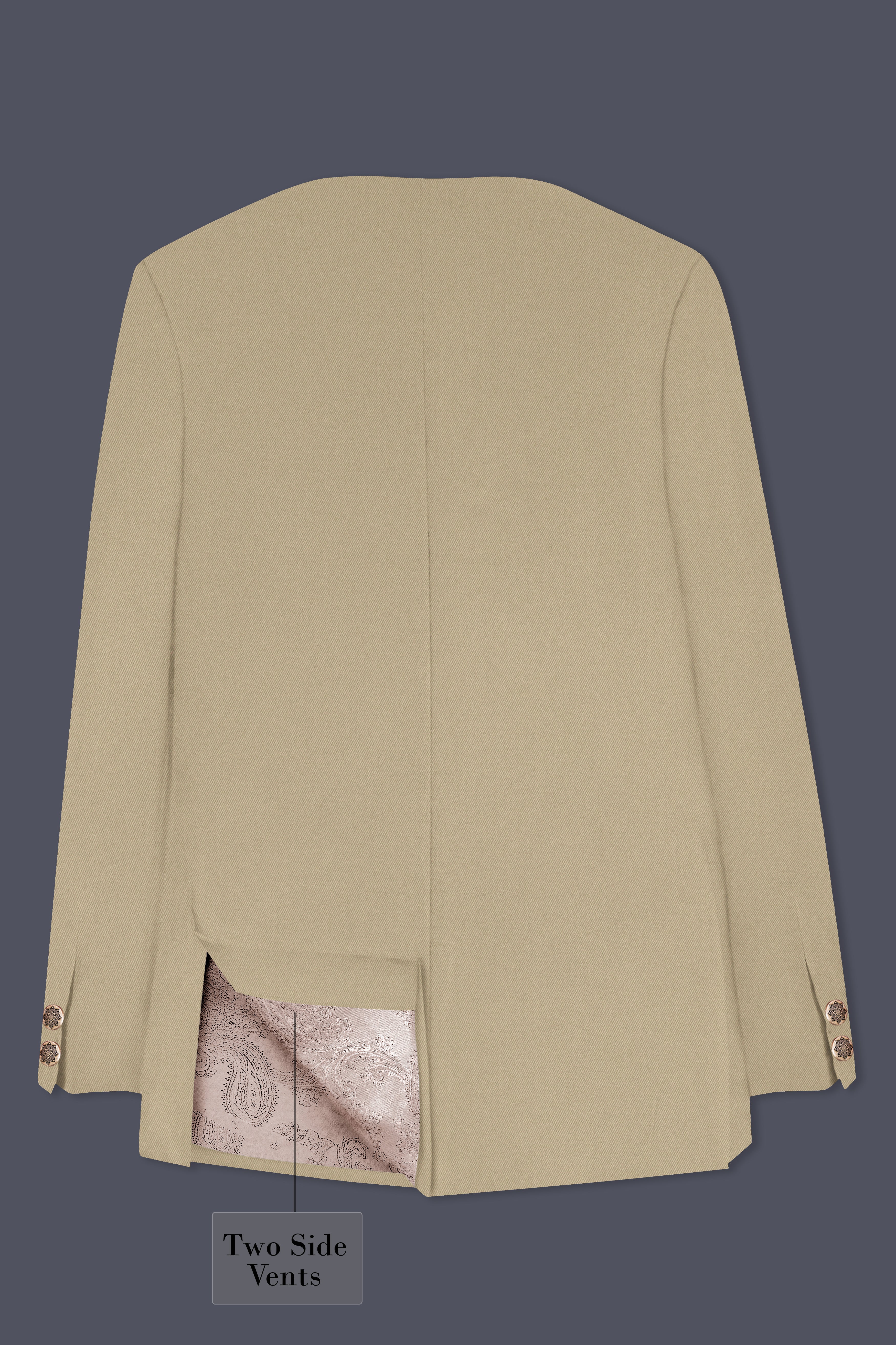 Arovian-Arrowtown Brown Wool Rich Designer Suit