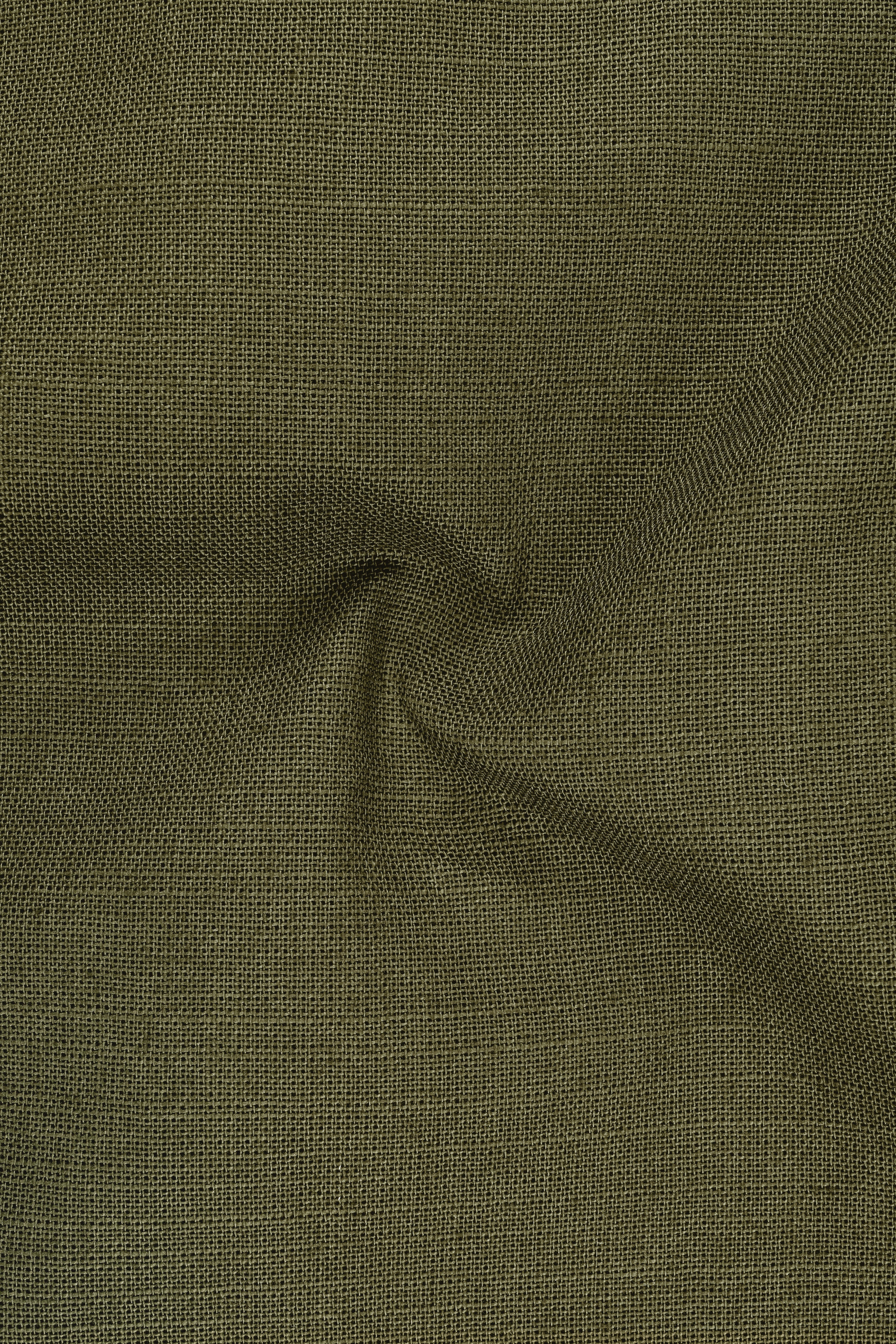 Virenza-Birch Green Luxurious Linen Single Breasted Sports Suit