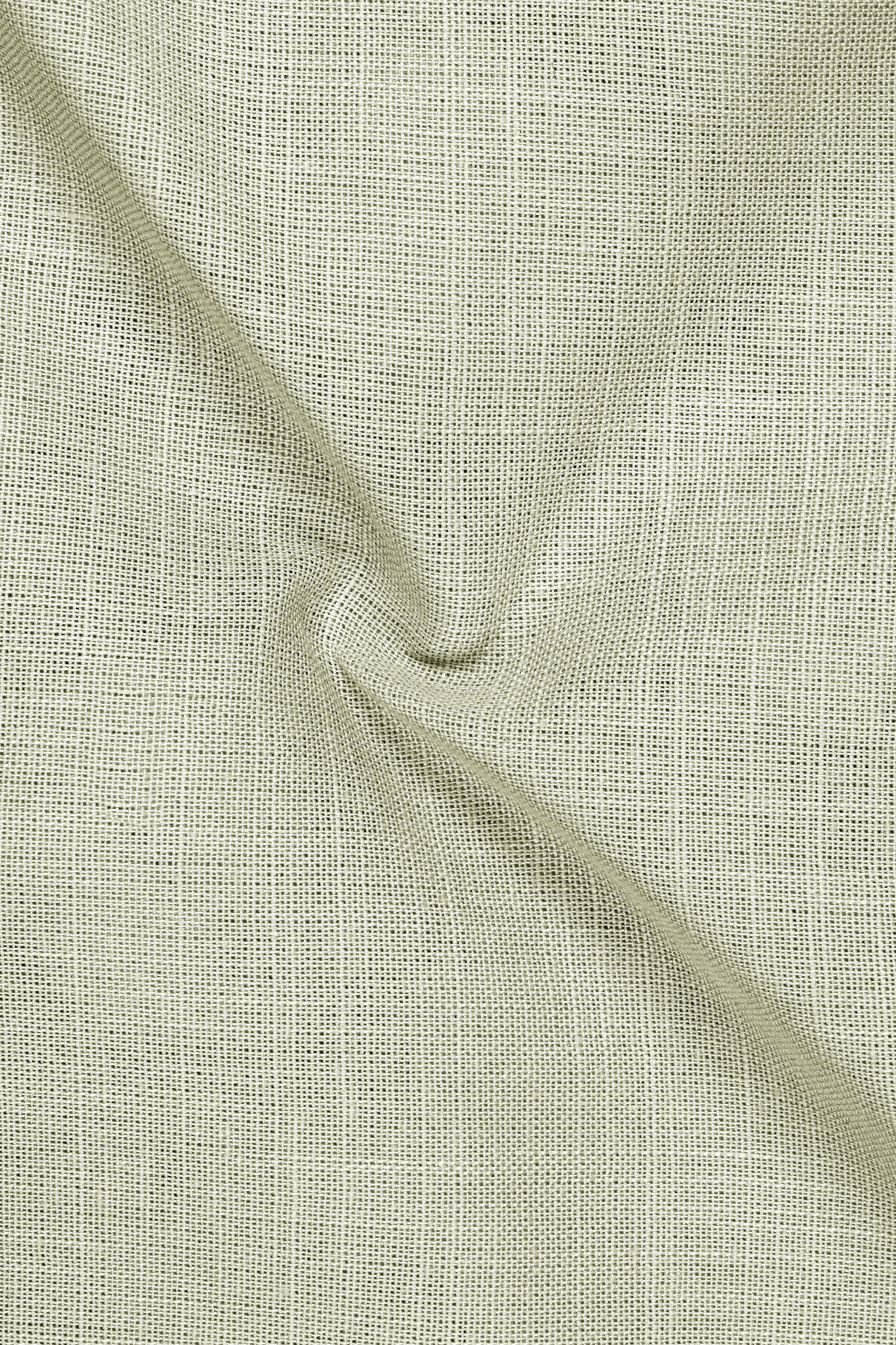 Virenza-Thistle Green Luxurious Linen Single Breasted Sports Suit
