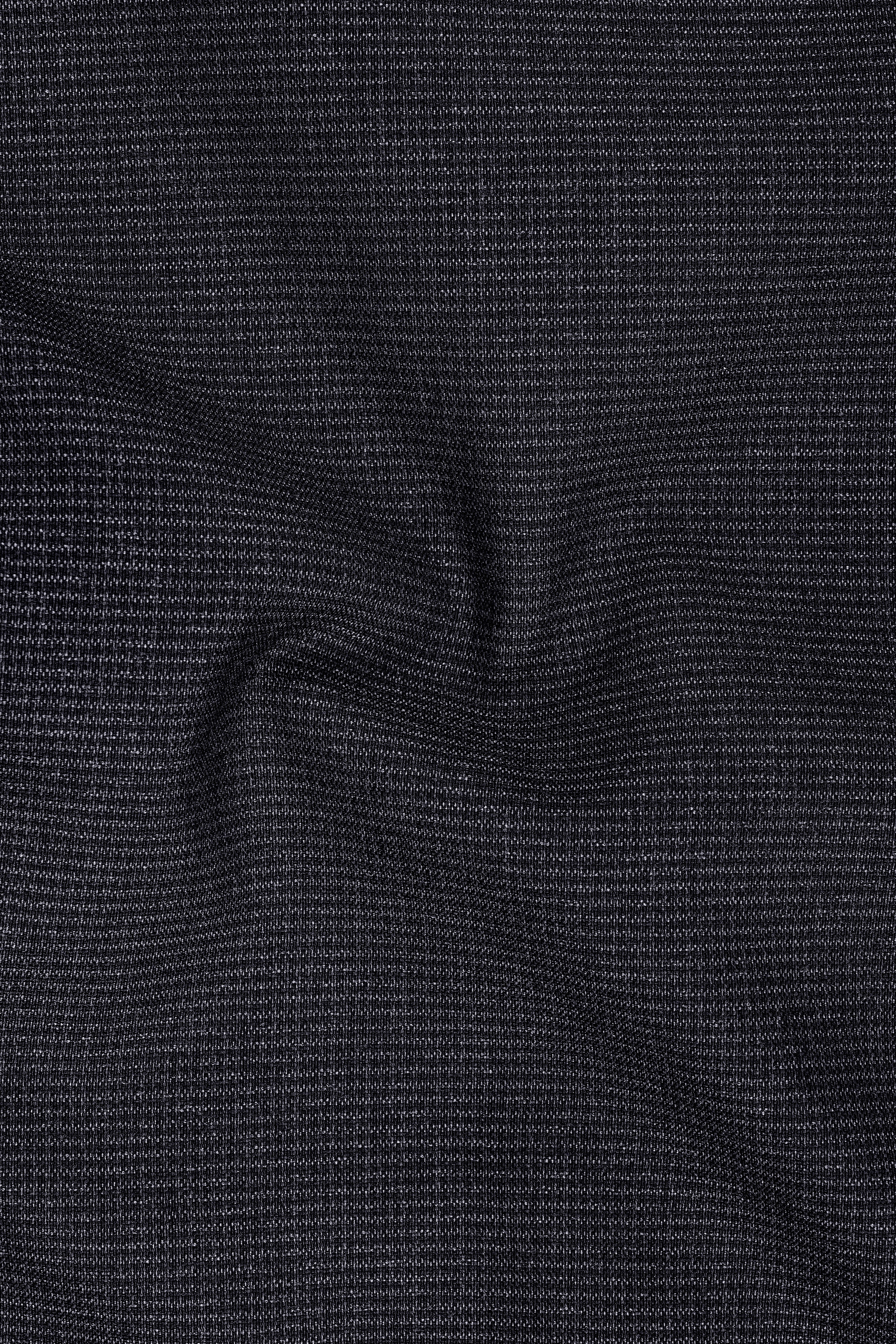 Cinerro-Shark Gray Textured Wool Rich Single Breasted Suit