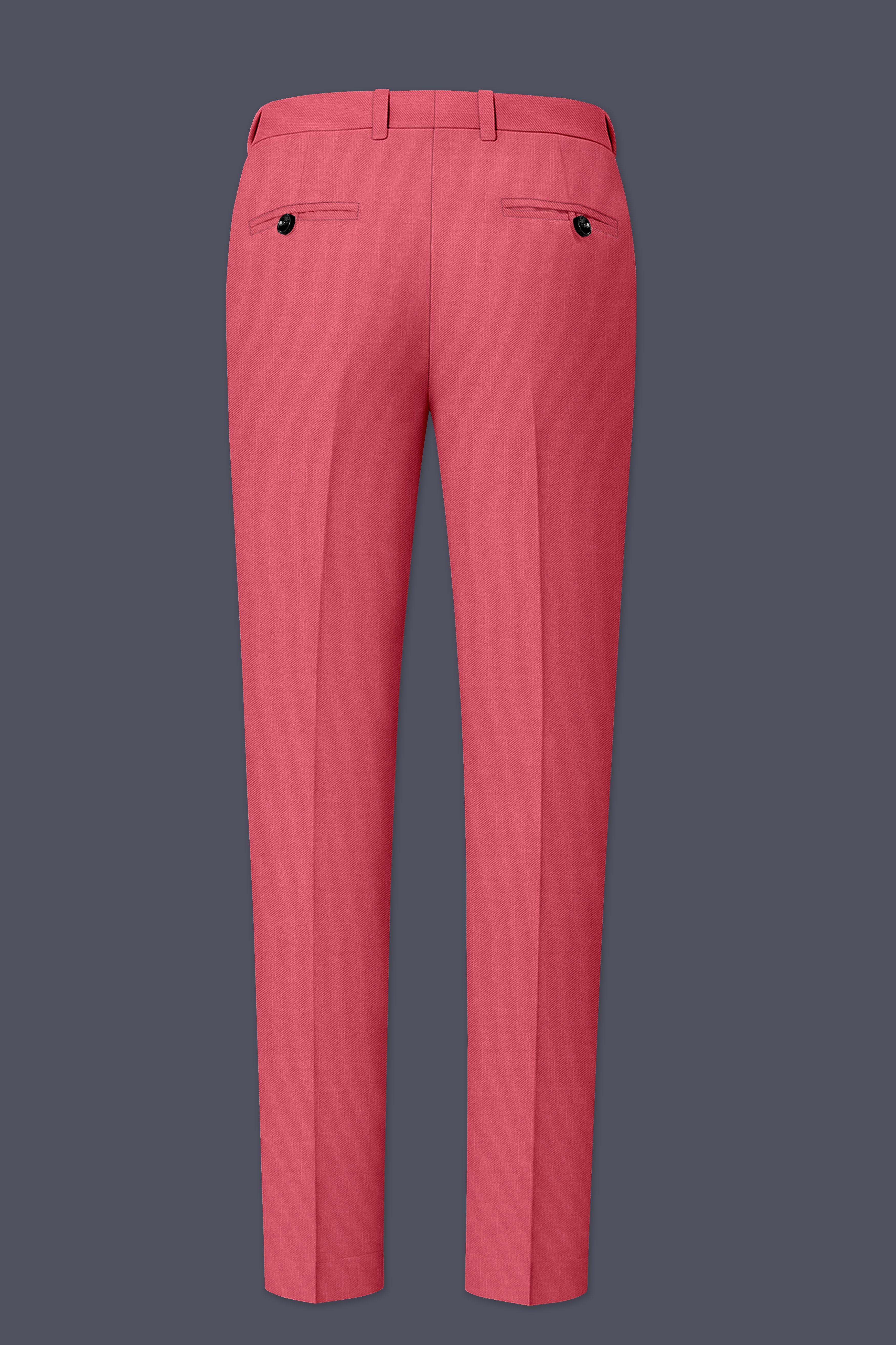 Aurerosa-Roman Pink Wool Rich Single Breasted Slight Stretch Suit