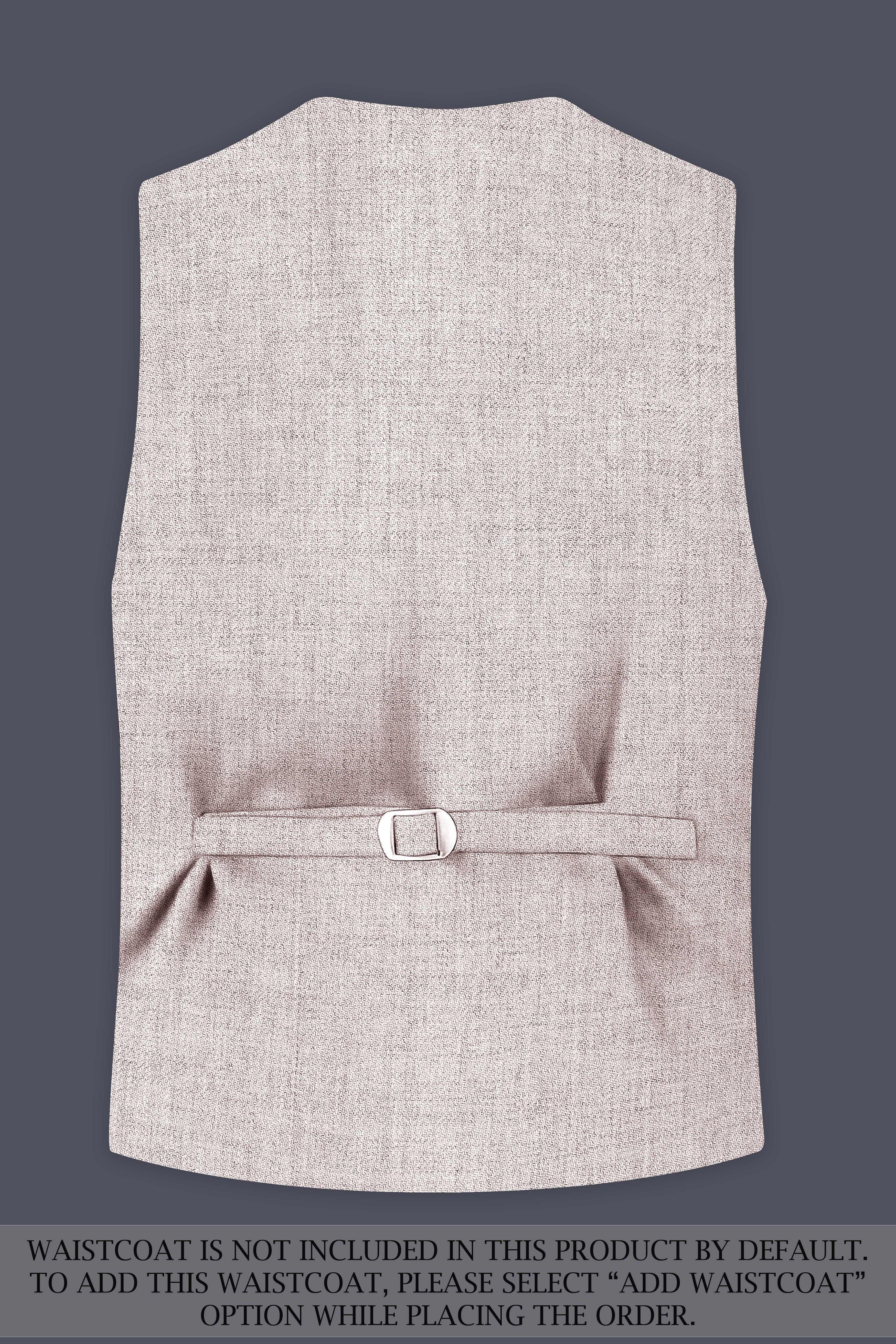 Ivorytail-Timberwolf Cream Textured Premium Wool Rich Single