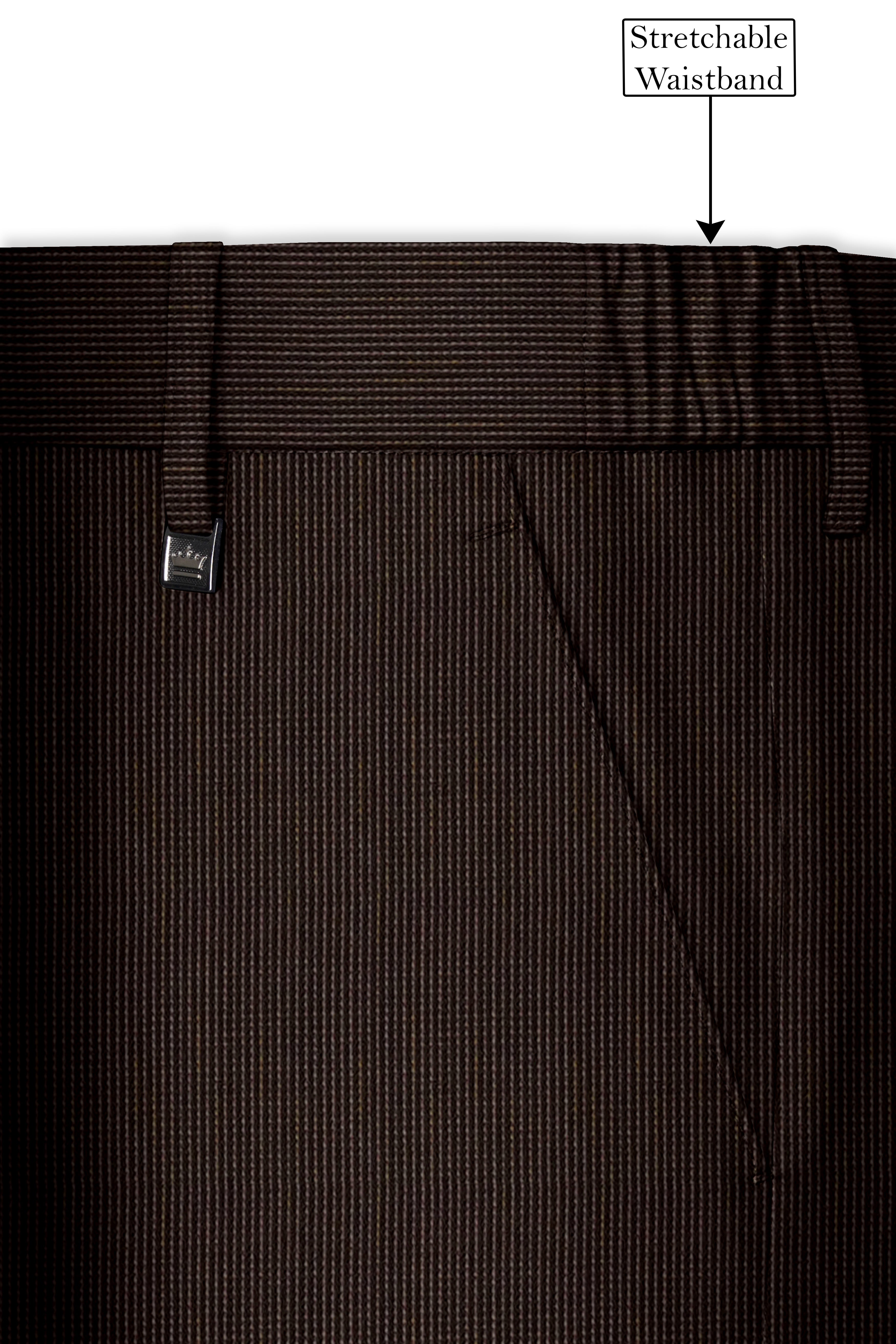 Brunvoro-Acadia Brown Textured Wool Rich Single Breasted Suit