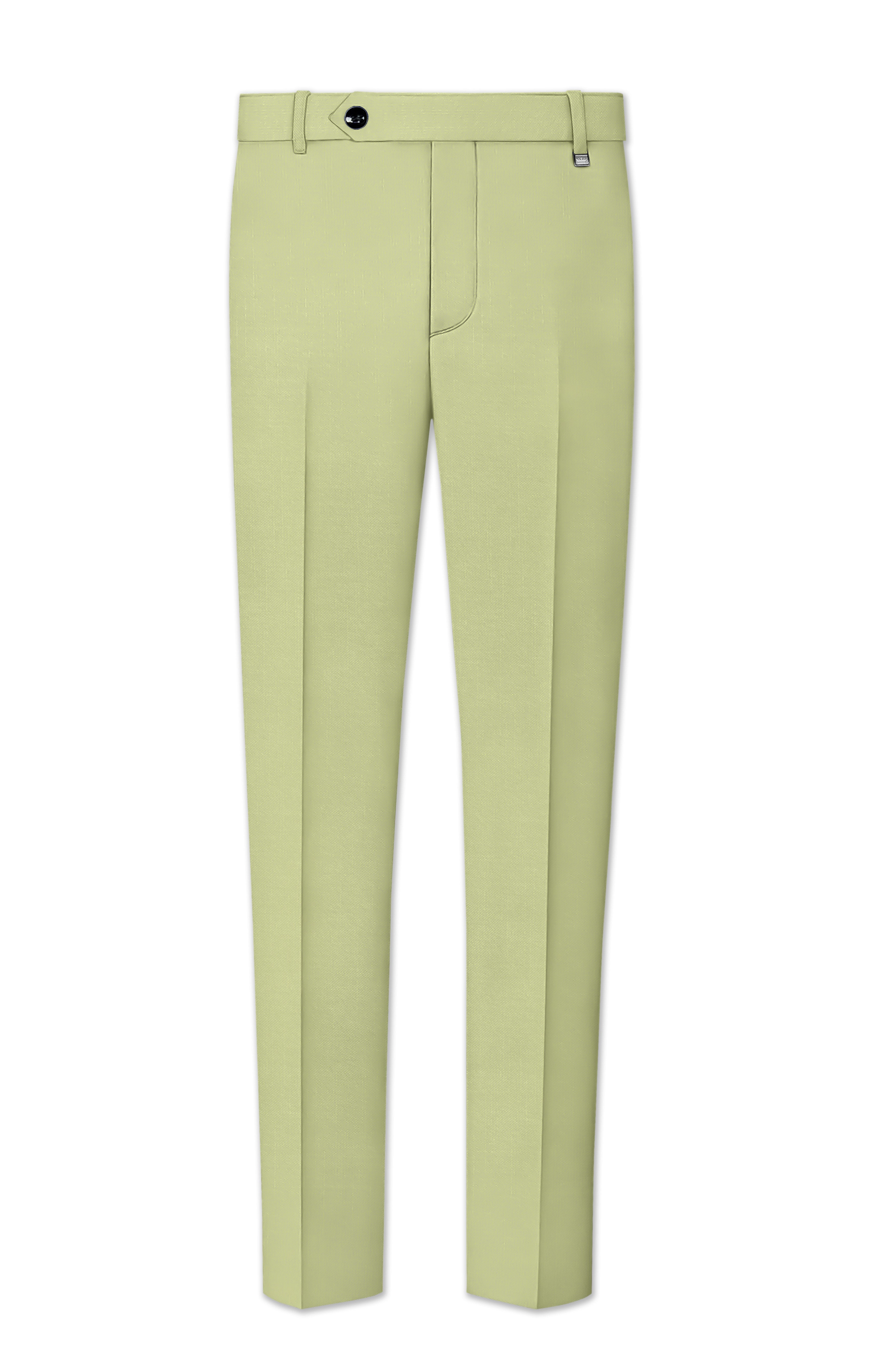 Verdoro-Gordons Green Textured Velvet Cross Placket Bandhgala Suit