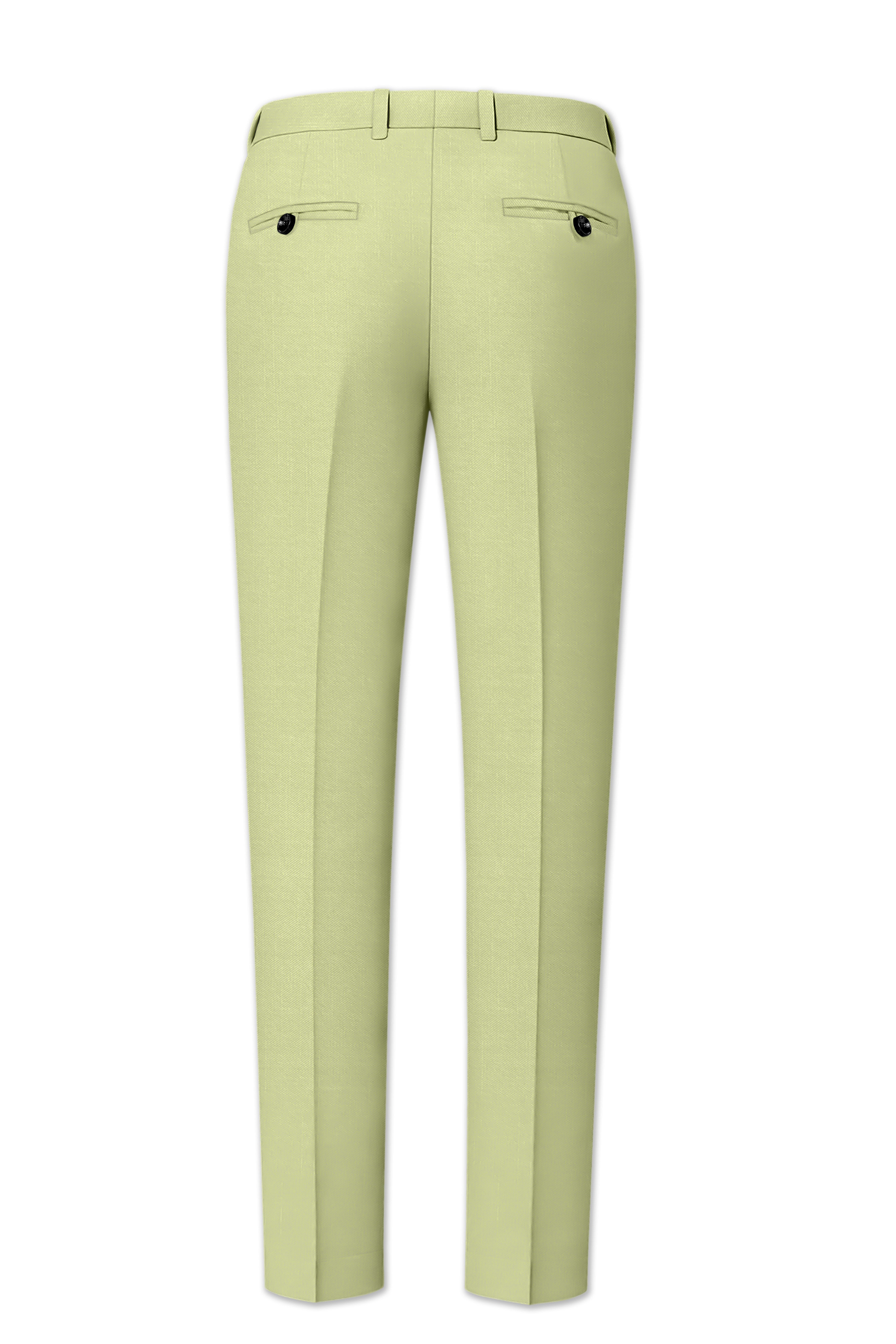 Verdoro-Gordons Green Textured Velvet Cross Placket Bandhgala Suit