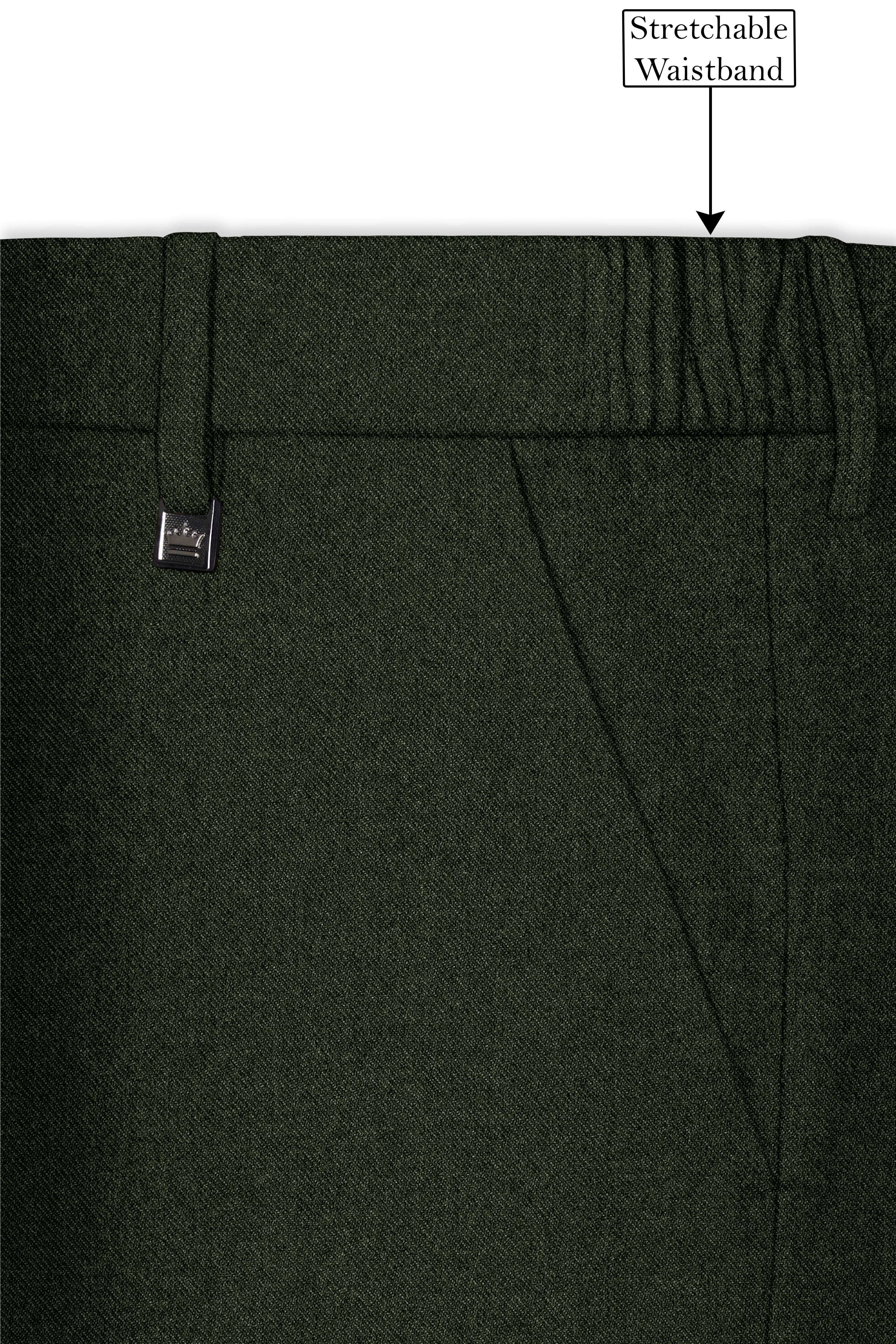 Olvoro-Rifle Green Textured Tweed Single Breasted Sports Suit