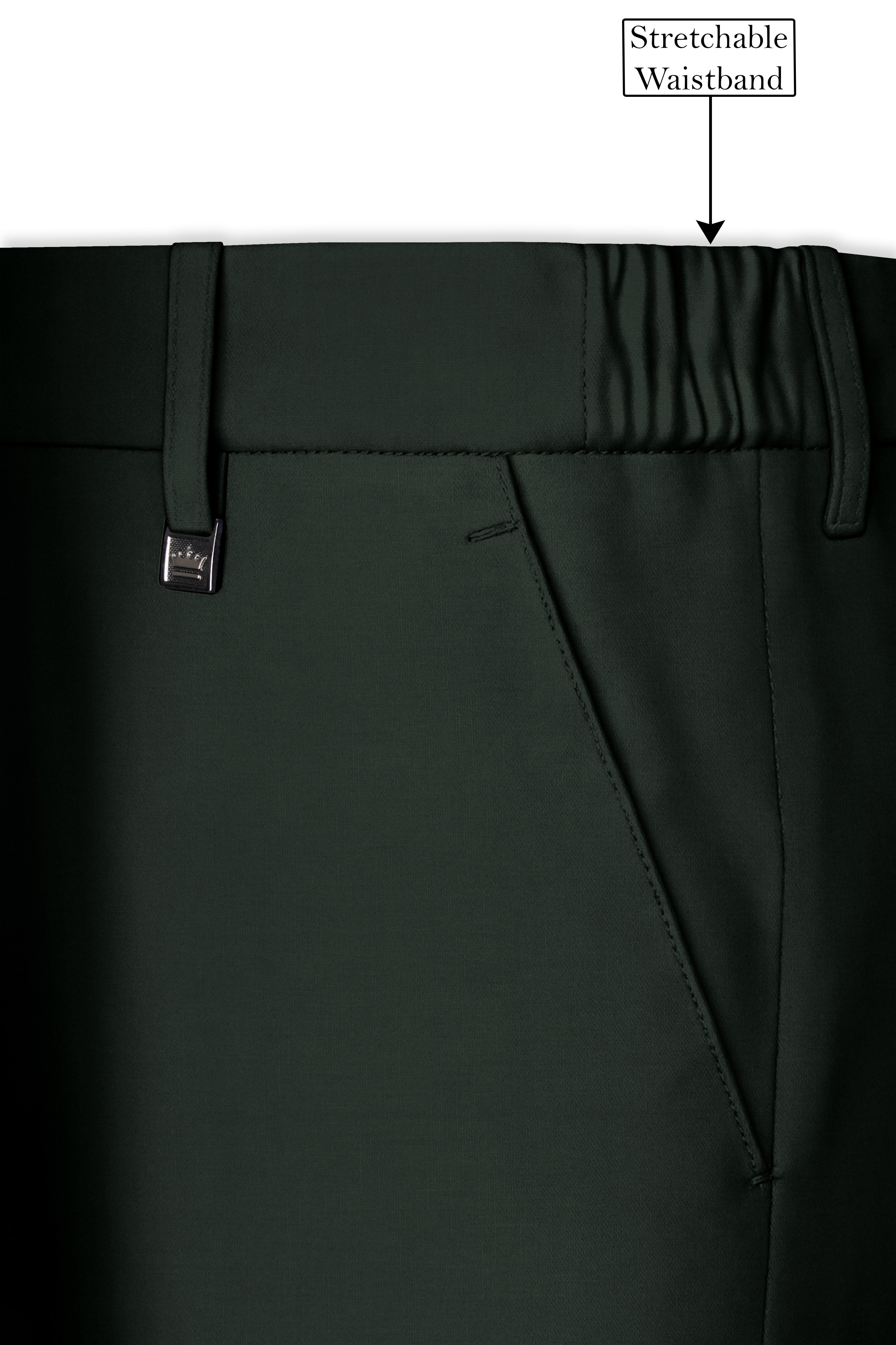 Virenza-Rangoon Green Solid Premium Cotton Single Breasted Sports Suit