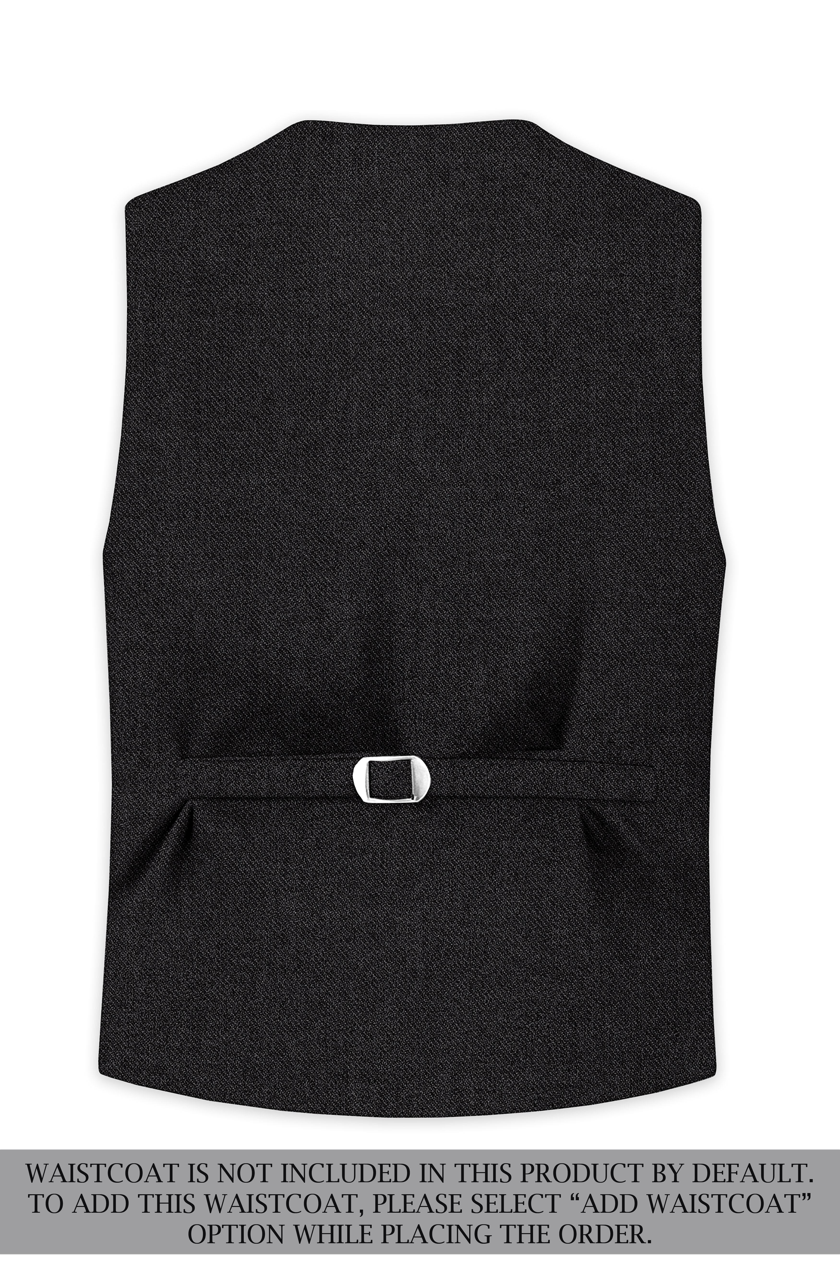 Cinerro-Mine Shaft Gray Textured Tweed Single Breasted Sports Suit