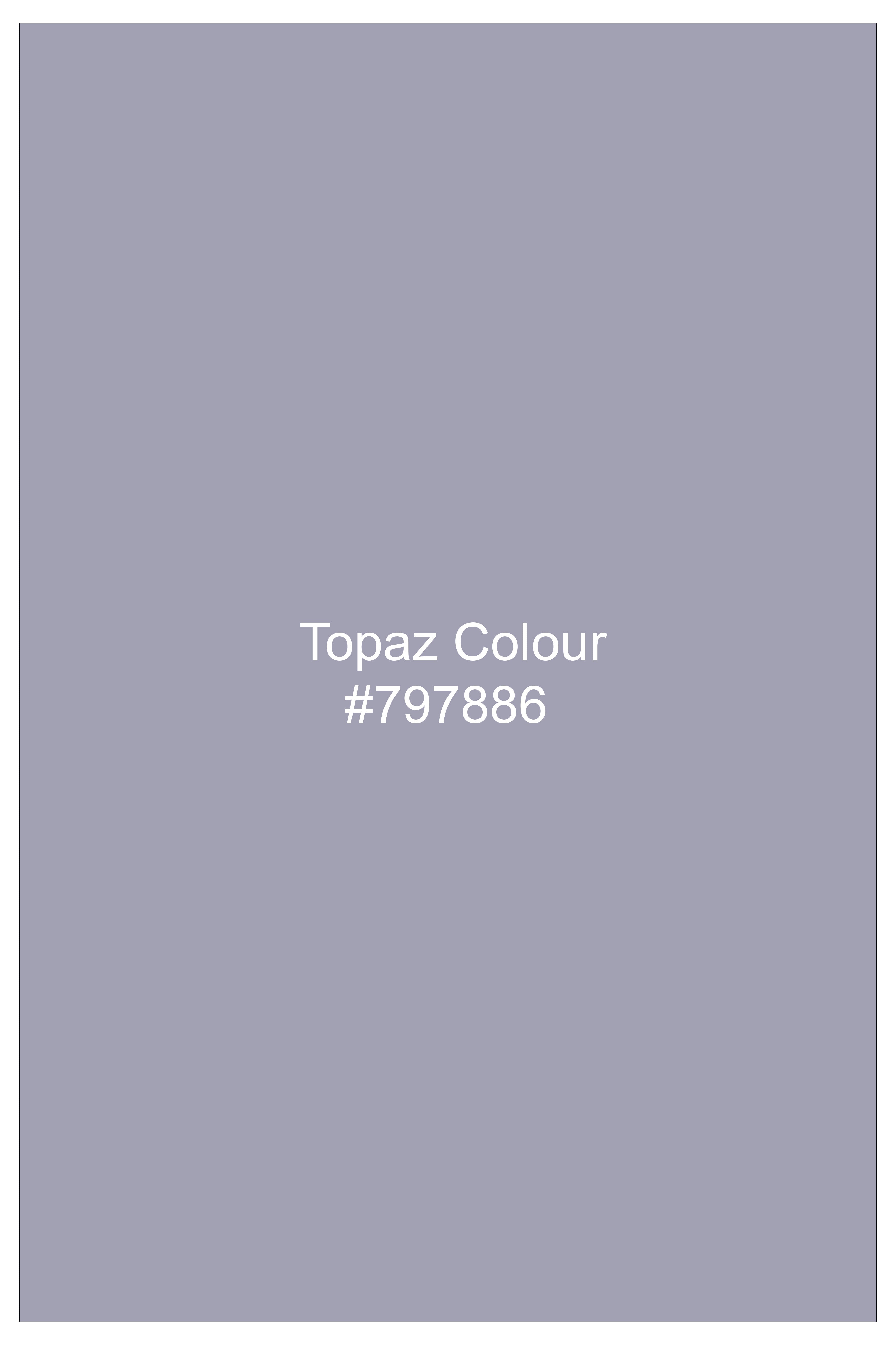 Ribvoro-Topaz Gray Corduroy Premium Single Breasted Sports Suit