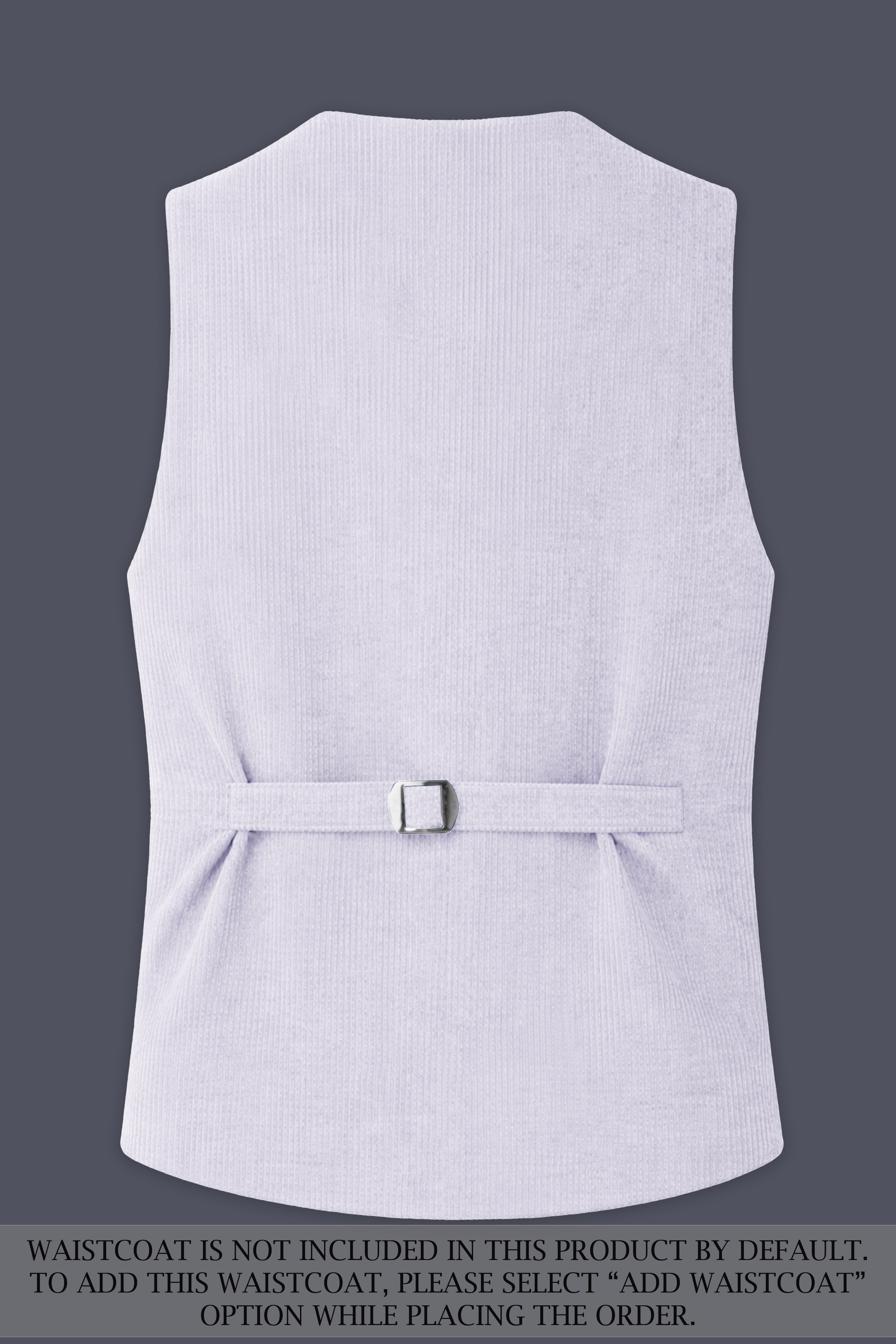 Auremerc-Mercury Gray Corduroy Premium Single Breasted Sports Suit