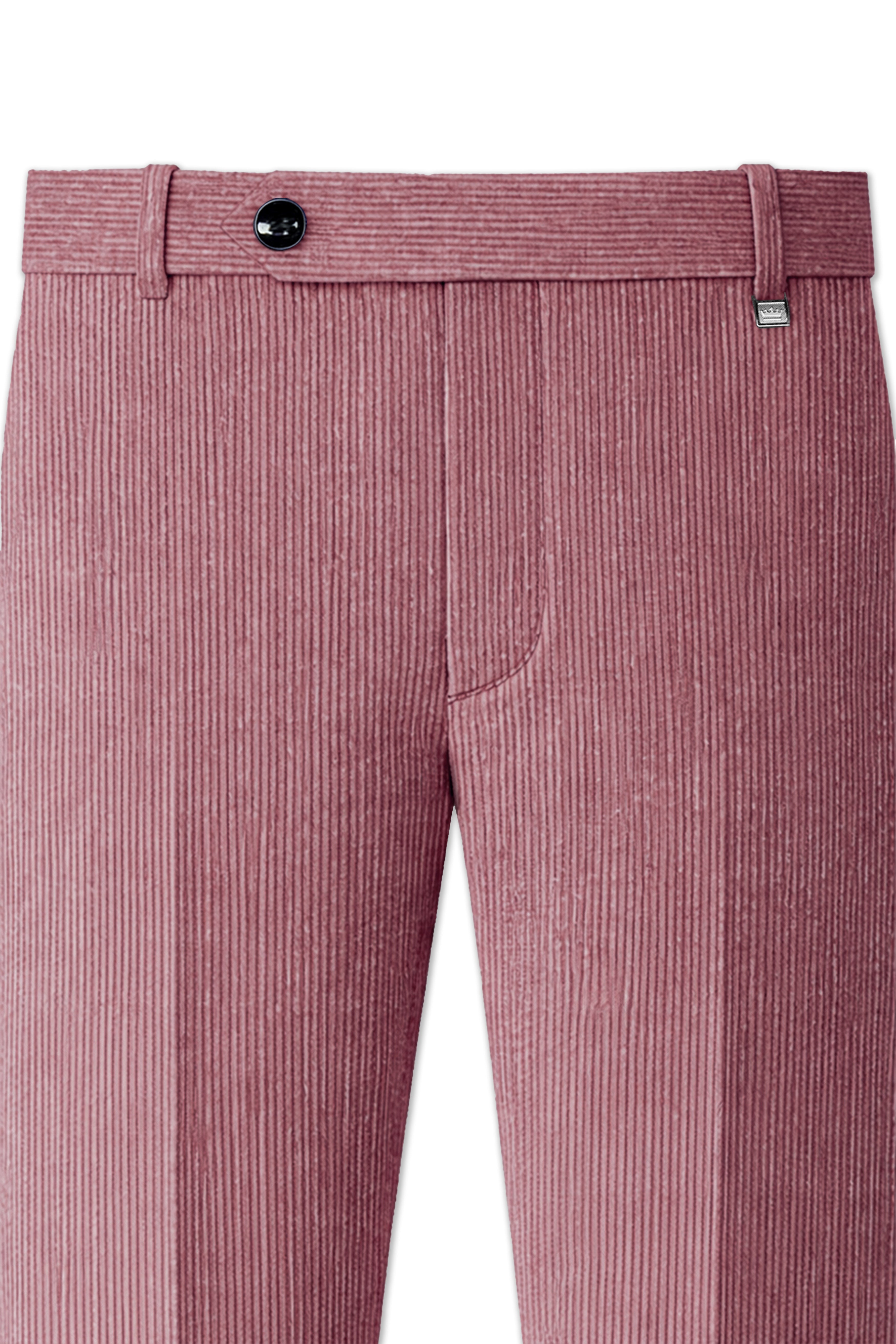 Petalux-Oriental Pink Corduroy Premium Single Breasted Sports Suit