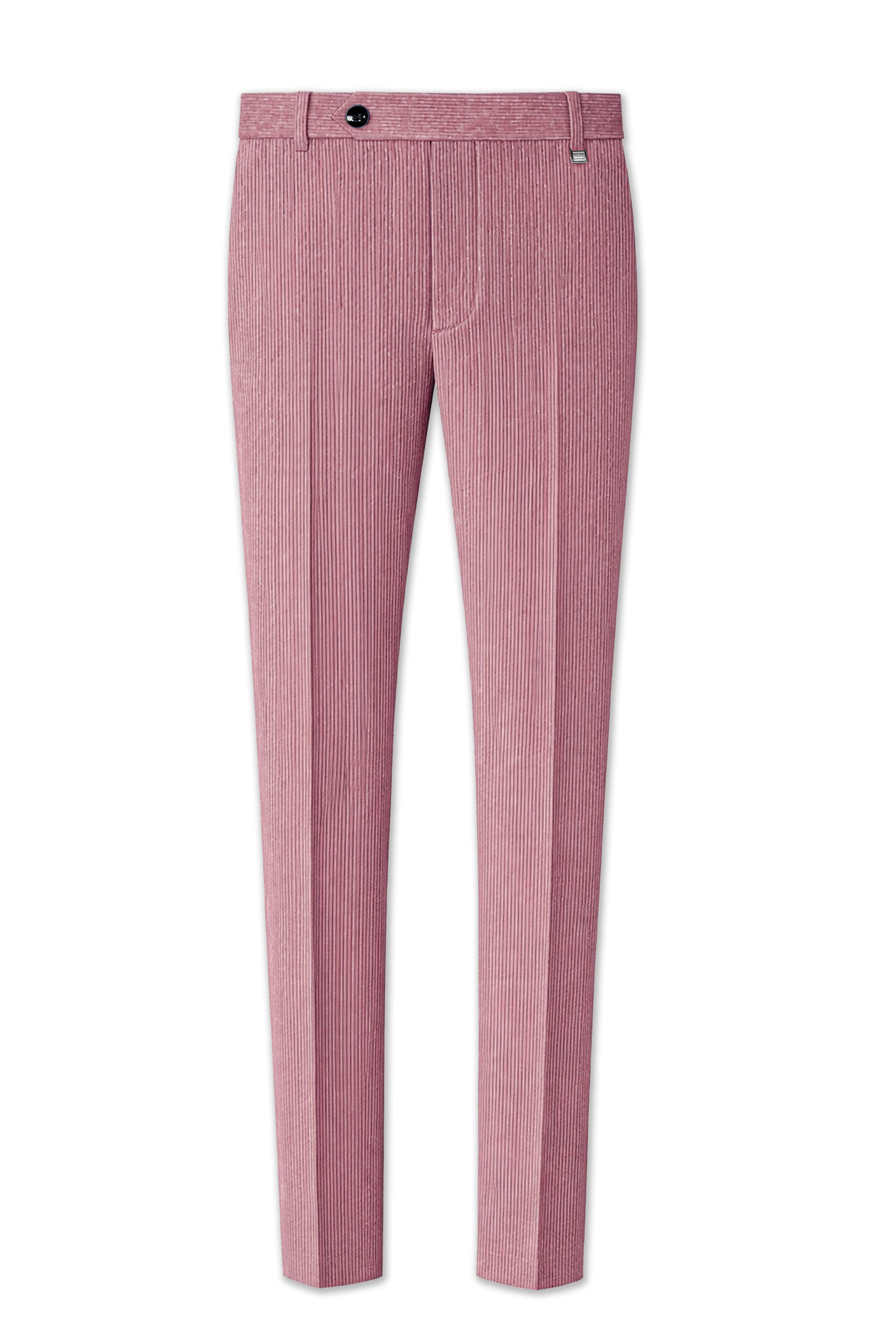 Petalux-Oriental Pink Corduroy Premium Single Breasted Sports Suit