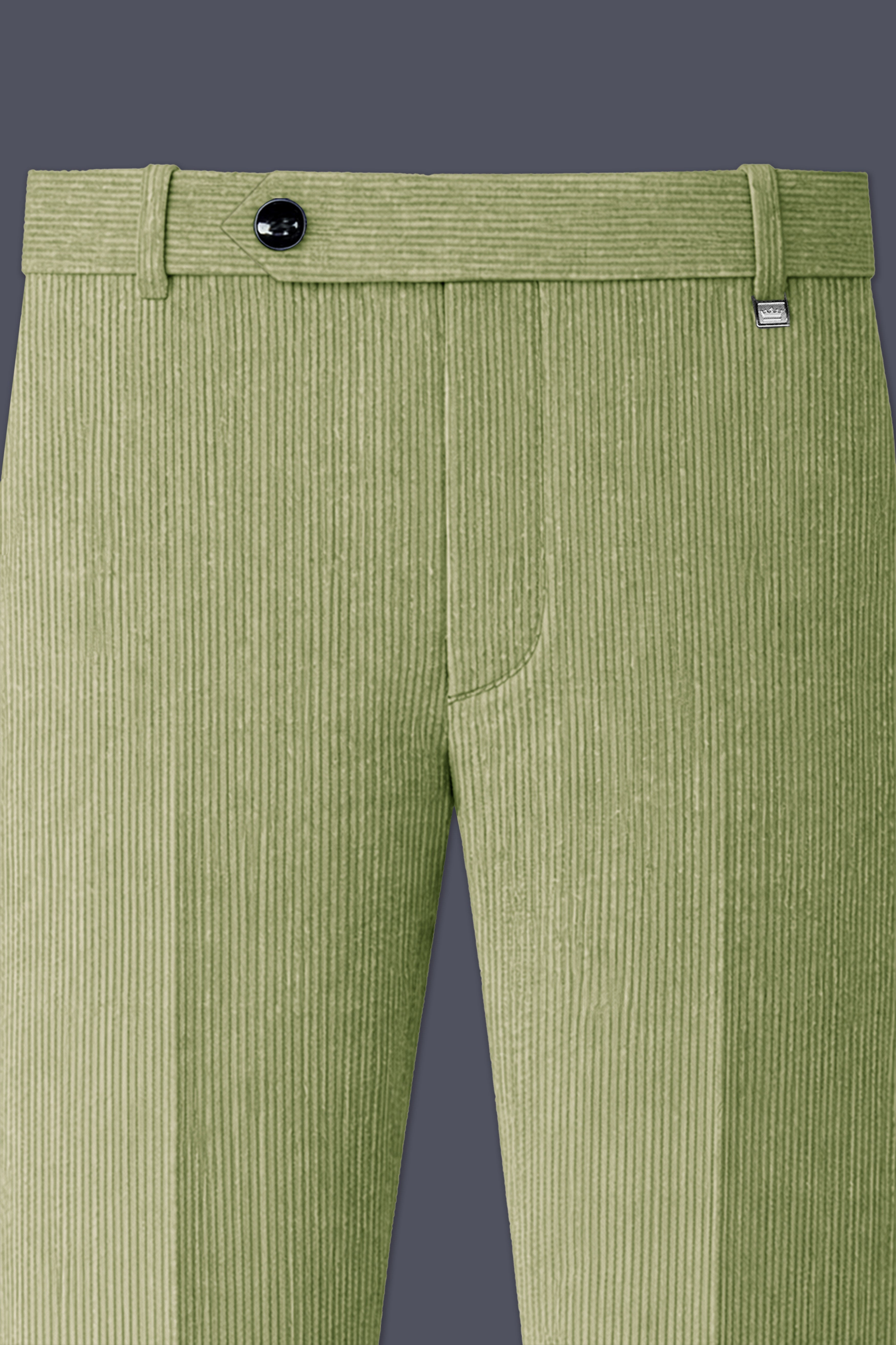 Aurethist-Thistle Green Corduroy Premium Single Breasted Sports Suit
