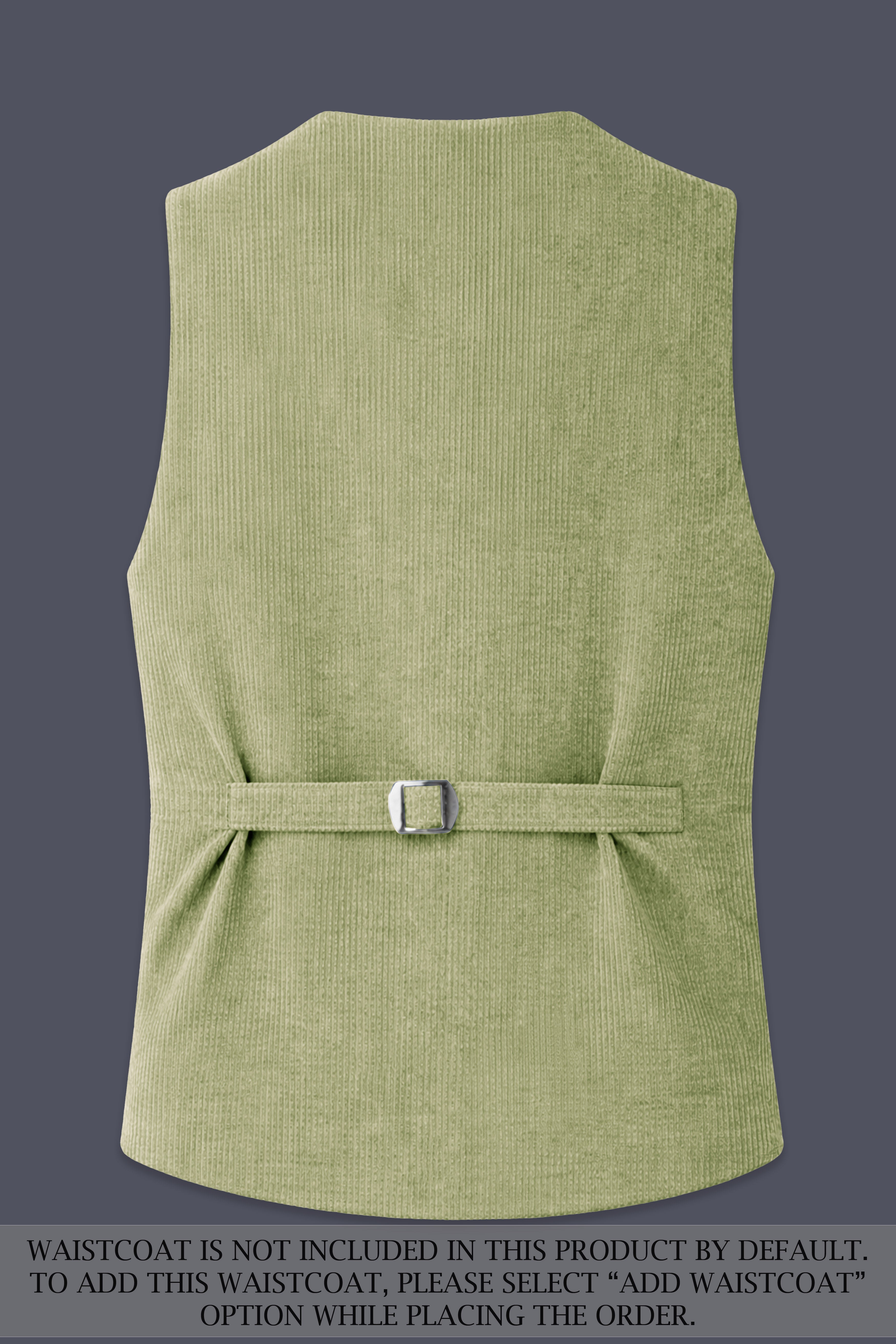 Aurethist-Thistle Green Corduroy Premium Single Breasted Sports Suit