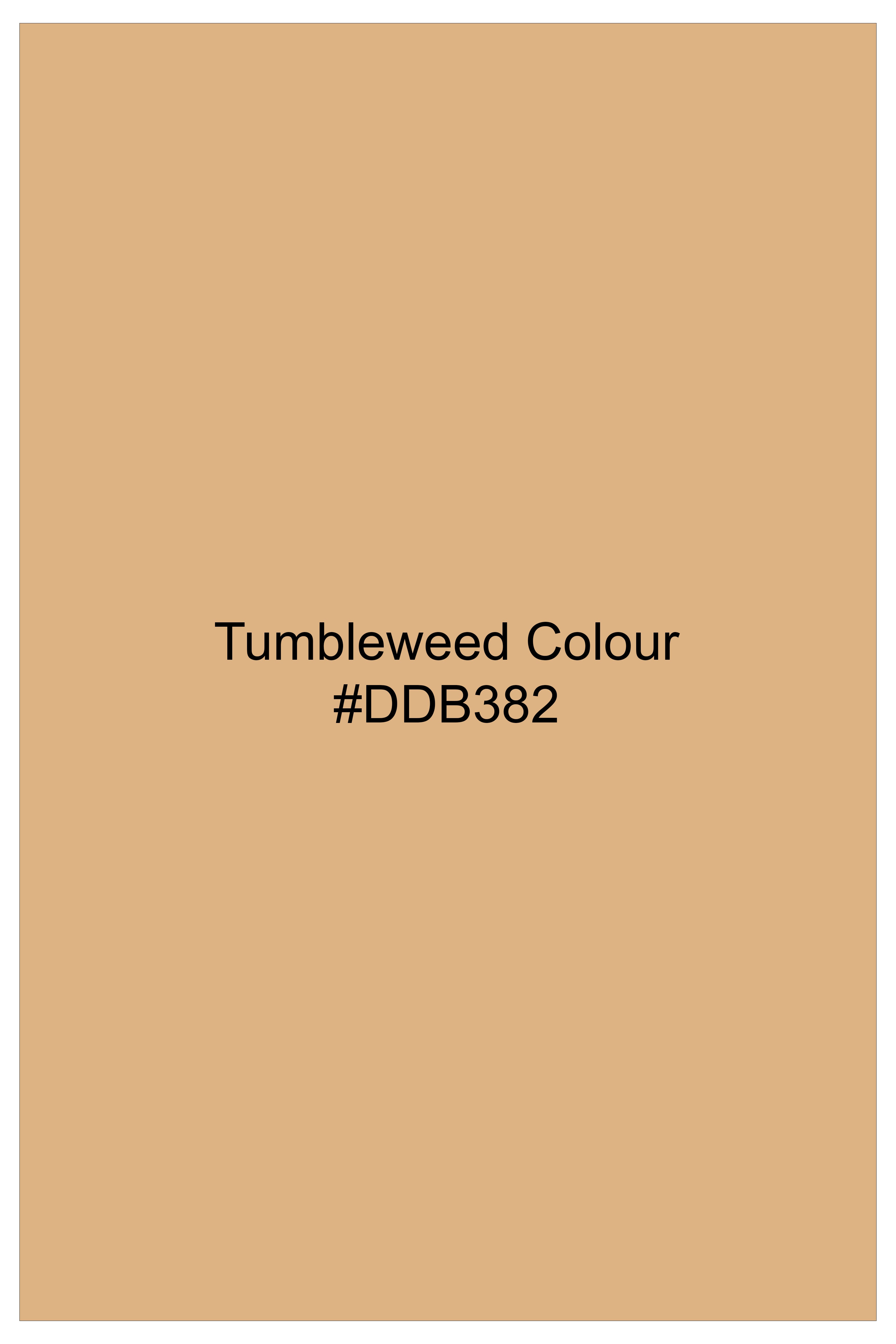 Crema-Tumbleweed Cream Velvet Peak Lapel Tuxedo Suit