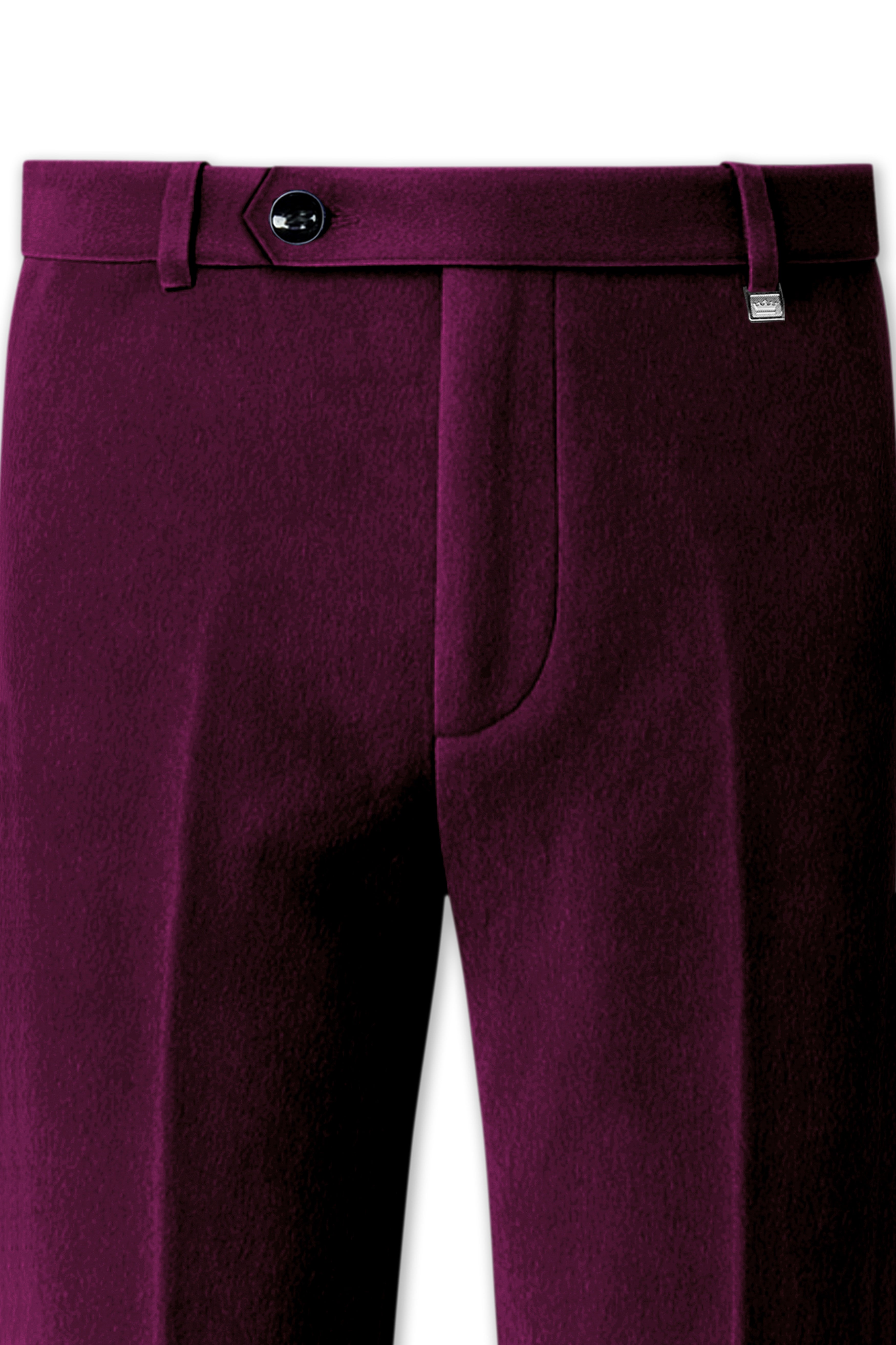 Corale-Tamarind Pink Velvet Peak Lapel Tuxedo Suit