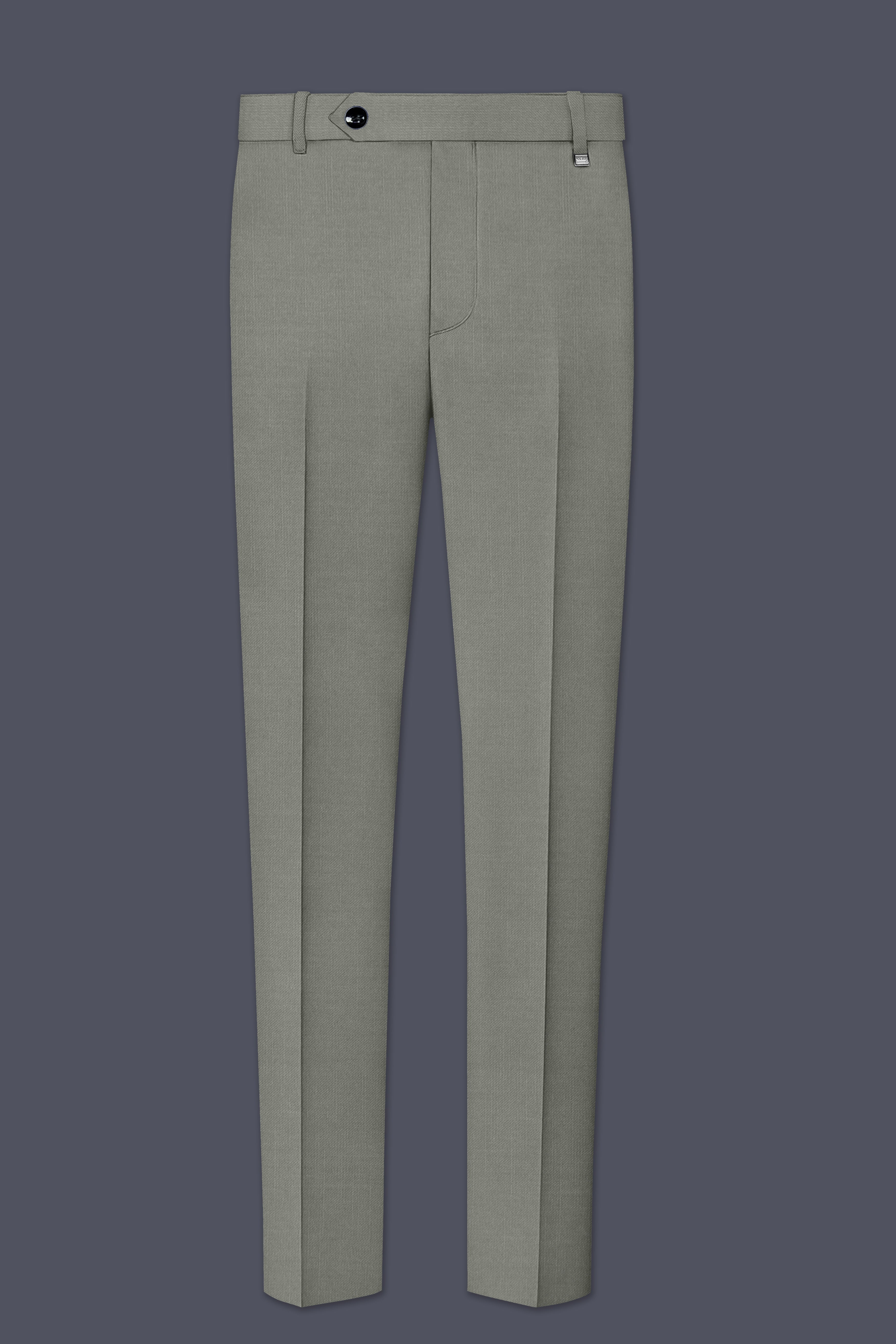 Verdure-Sage Green Wool Rich Tuxedo Slight Stretch Suits
