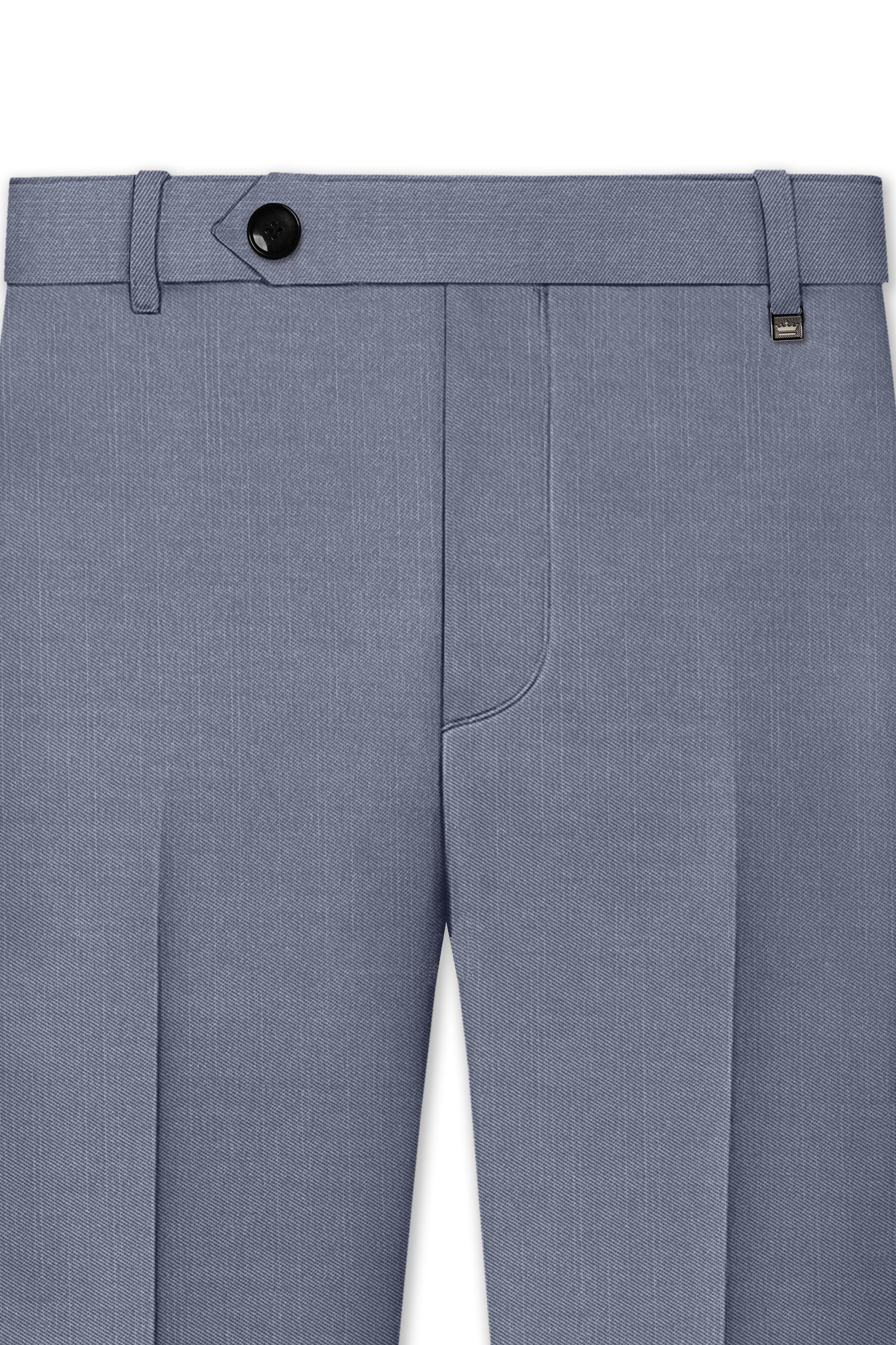 Grisoro-Storm Gray Wool Rich Slight Stretch Double Breasted Suit