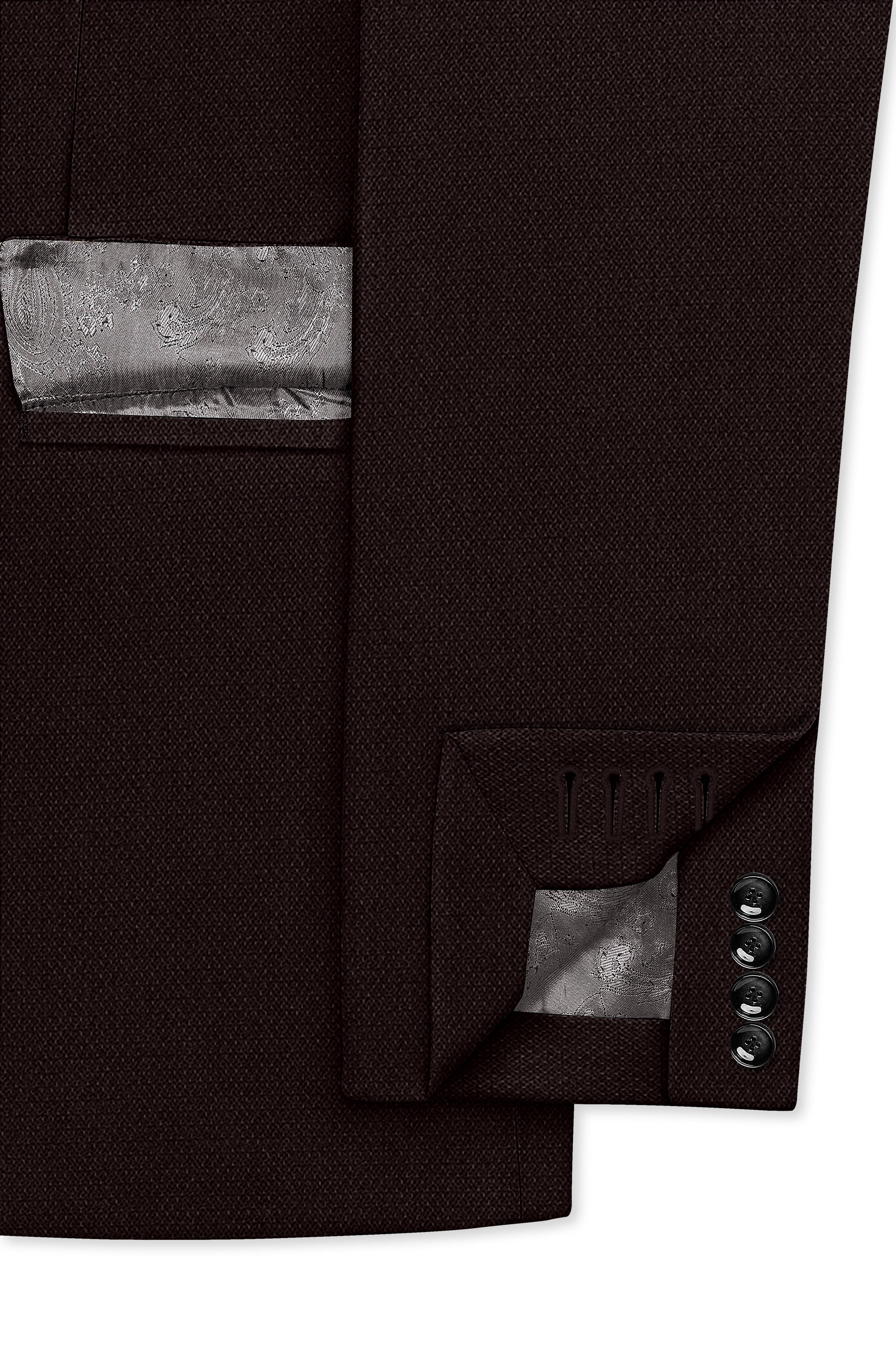 Hampton-Gondola Brown Diamond Textured Wool Rich Slight Stretch Single Breasted Suit ST5411-SB-36, ST5411-SB-38, ST5411-SB-40, ST5411-SB-42, ST5411-SB-44, ST5411-SB-46, ST5411-SB-48, ST5411-SB-50, ST5411-SB-52, ST5411-SB-54, ST5411-SB-56, ST5411-SB-58, ST5411-SB-60