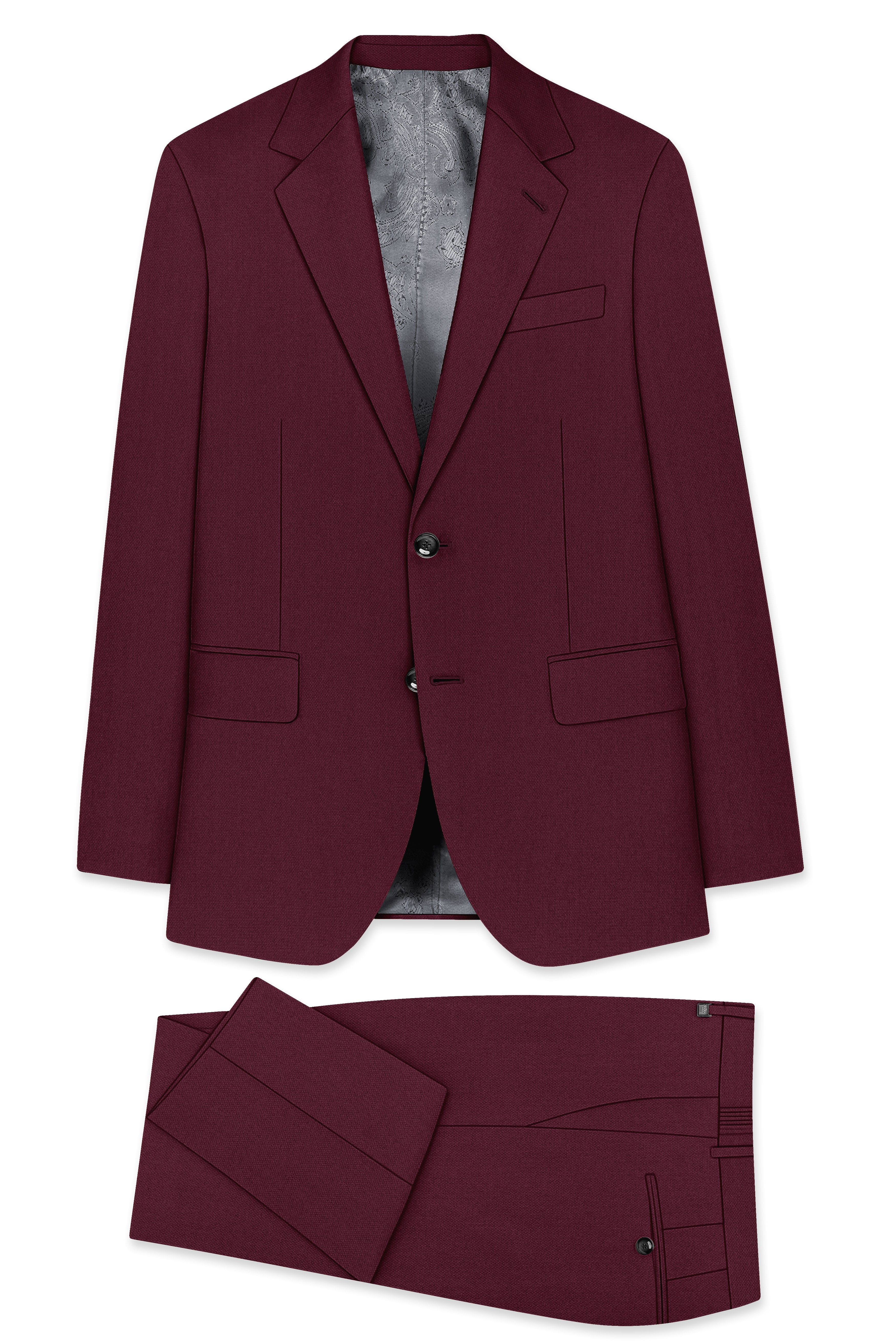Imperial-Crater Maroon Diamond Textured Wool Rich Slight Stretch Single Breasted Suit ST5413-SB-36, ST5413-SB-38, ST5413-SB-40, ST5413-SB-42, ST5413-SB-44, ST5413-SB-46, ST5413-SB-48, ST5413-SB-50, ST5413-SB-52, ST5413-SB-54, ST5413-SB-56, ST5413-SB-58, ST5413-SB-60