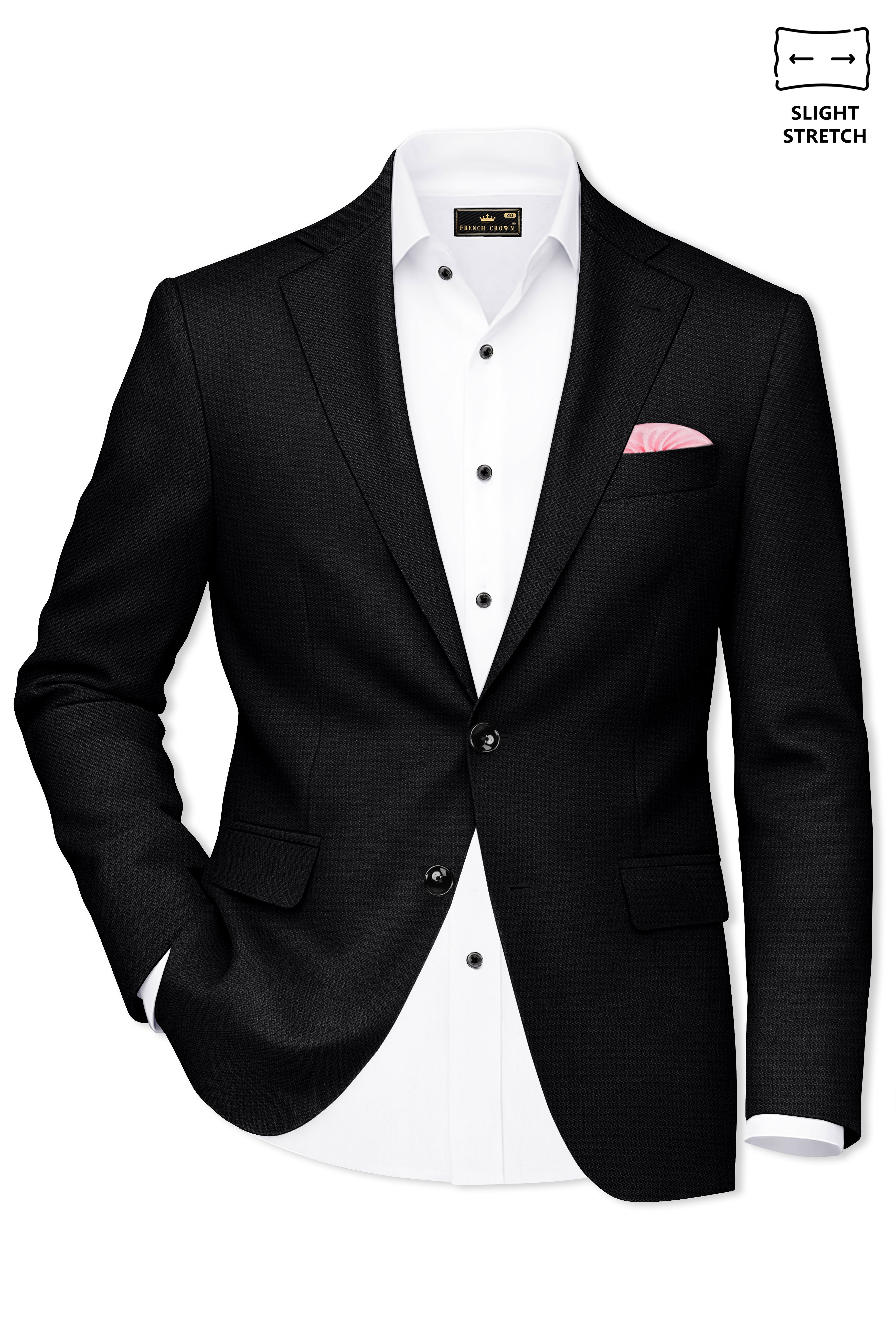 Regal-Jade Black Diamond Textured Wool Rich Slight Stretch Single Breasted Suit ST5415-SB-36, ST5415-SB-38, ST5415-SB-40, ST5415-SB-42, ST5415-SB-44, ST5415-SB-46, ST5415-SB-48, ST5415-SB-50, ST5415-SB-52, ST5415-SB-54, ST5415-SB-56, ST5415-SB-58, ST5415-SB-60