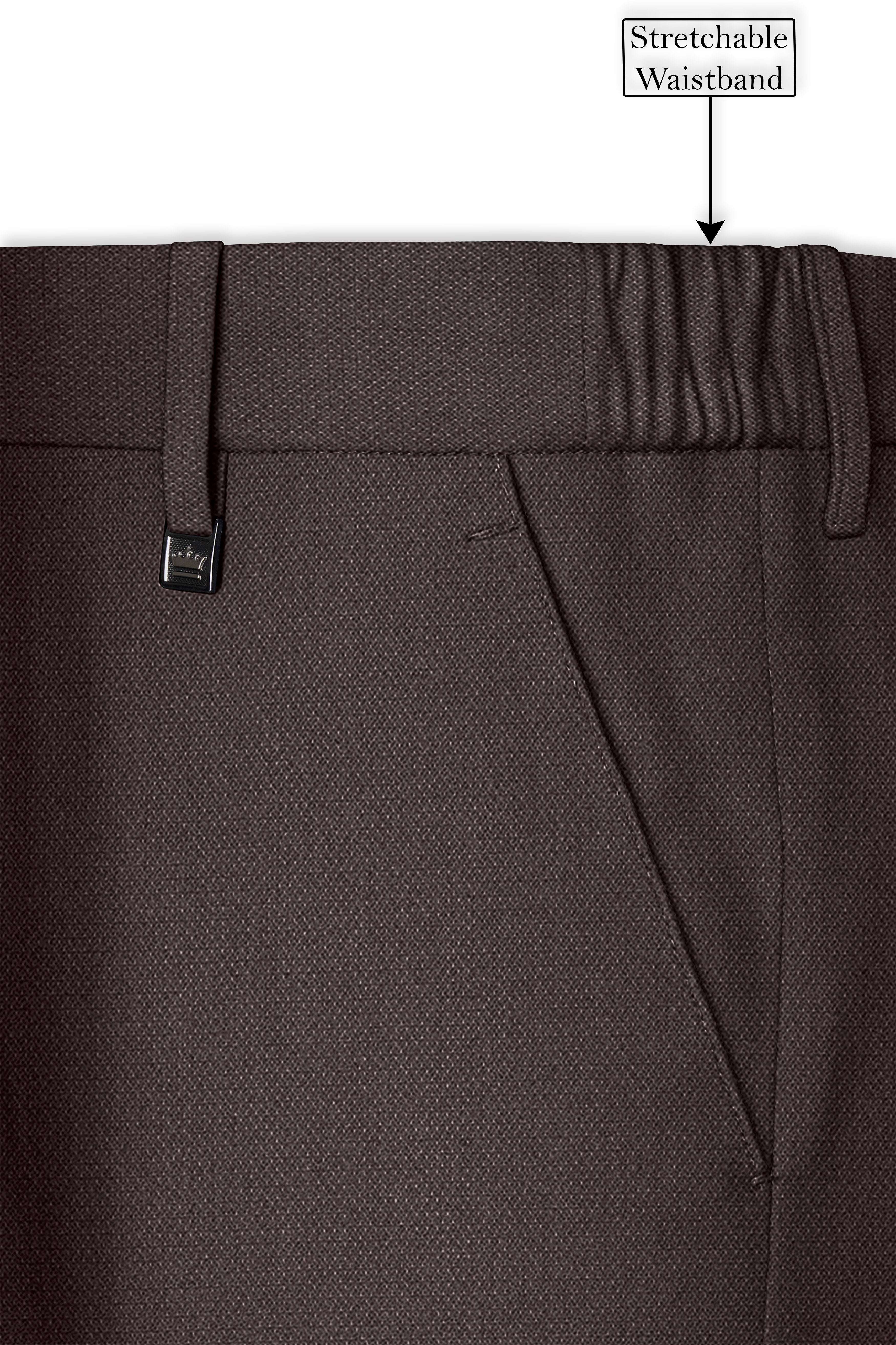 Estate-Fuscous Brown Diamond Textured Wool Rich Slight Stretch Single Breasted Suit ST5417-SB-36, ST5417-SB-38, ST5417-SB-40, ST5417-SB-42, ST5417-SB-44, ST5417-SB-46, ST5417-SB-48, ST5417-SB-50, ST5417-SB-52, ST5417-SB-54, ST5417-SB-56, ST5417-SB-58, ST5417-SB-60