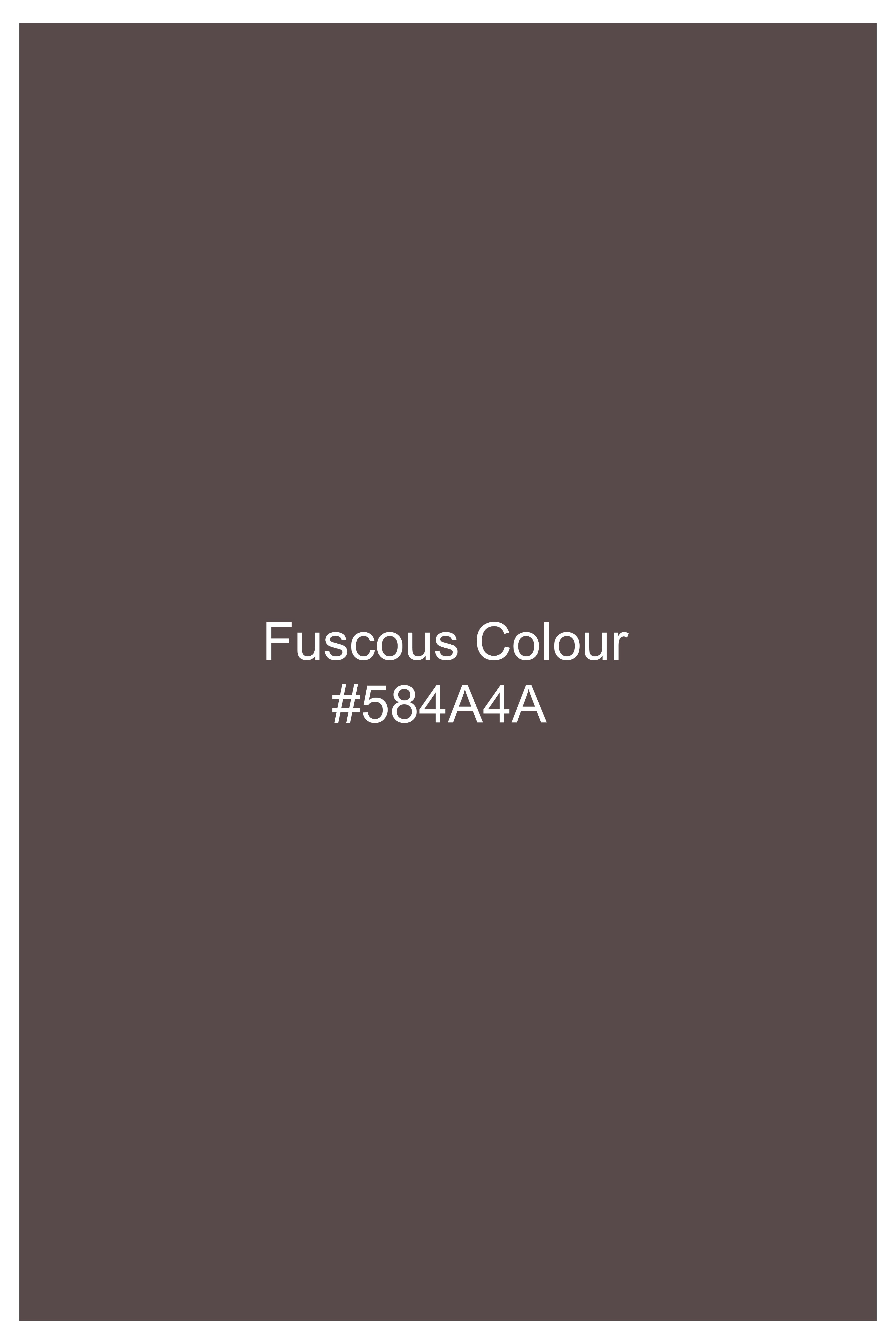 Estate-Fuscous Brown Diamond Textured Wool Rich Slight Stretch Single Breasted Suit