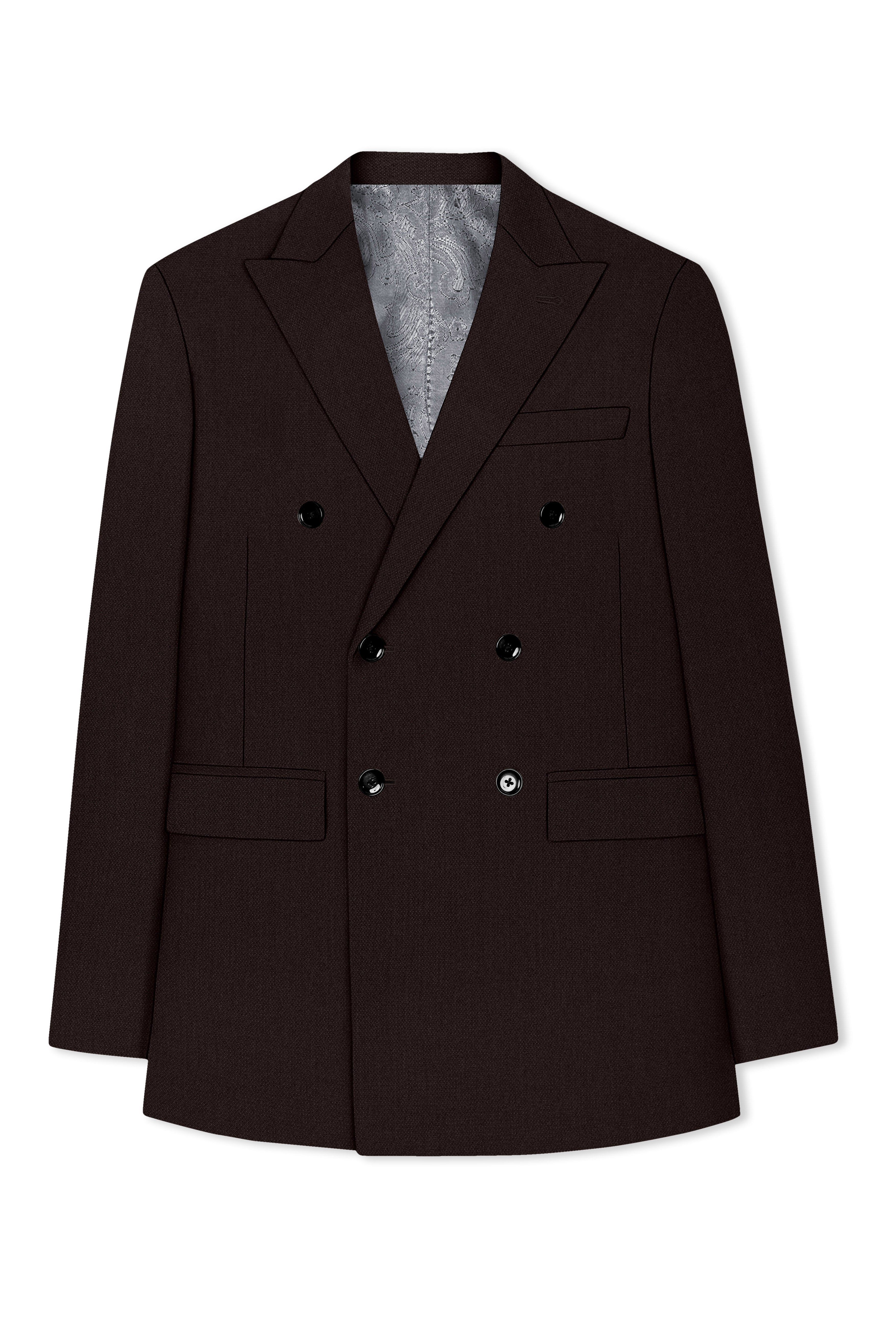 Hampton-Gondola Brown Diamond Textured Wool Rich Slight Double Single Breasted Suit ST5422-DB-36, ST5422-DB-38, ST5422-DB-40, ST5422-DB-42, ST5422-DB-44, ST5422-DB-46, ST5422-DB-48, ST5422-DB-50, ST5422-DB-52, ST5422-DB-54, ST5422-DB-56, ST5422-DB-58, ST5422-DB-60