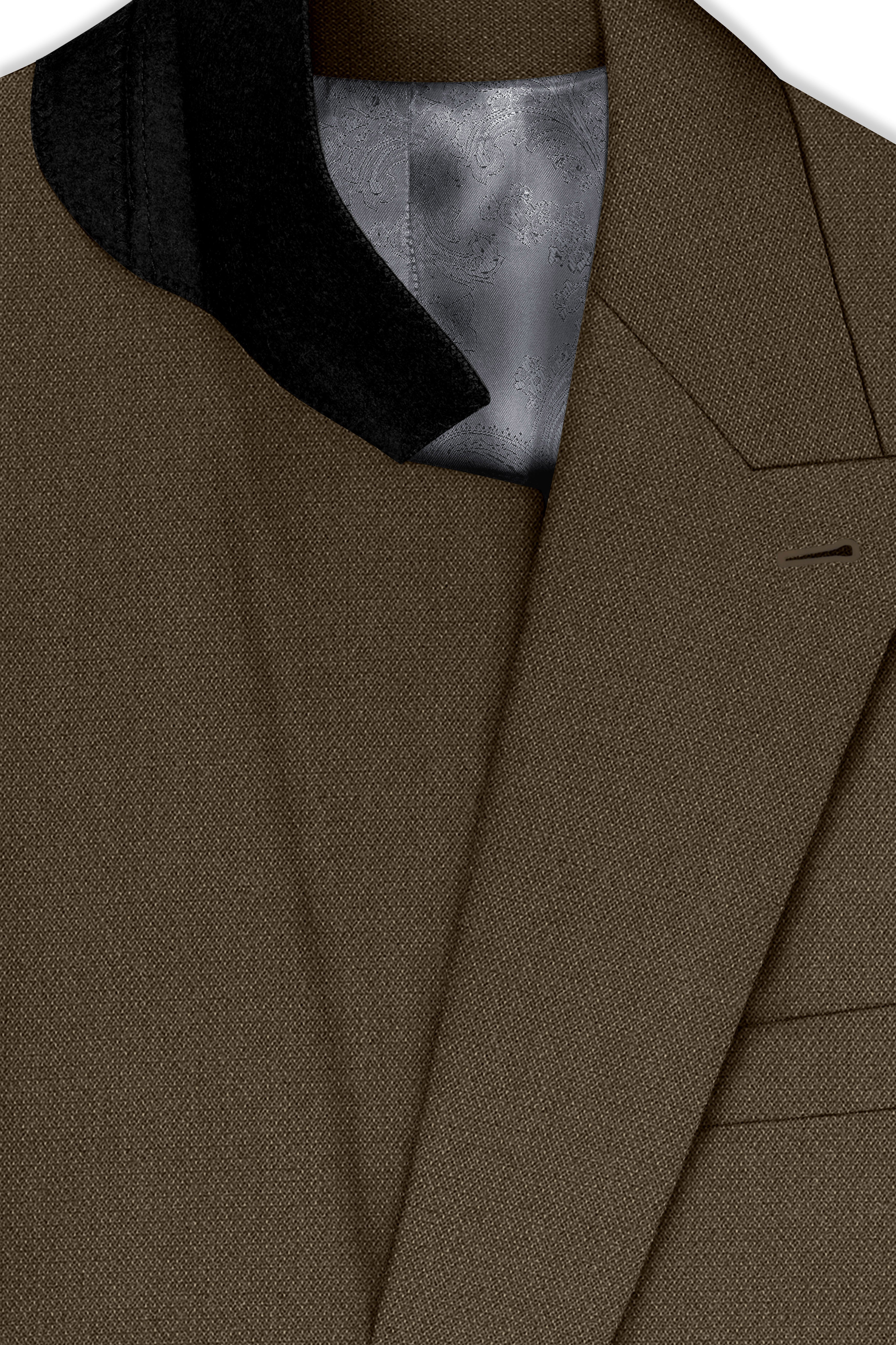 Vireo-Taupe Brown Diamond Textured Wool Rich Slight Stretch Double Breasted Suit ST5423-DB-36, ST5423-DB-38, ST5423-DB-40, ST5423-DB-42, ST5423-DB-44, ST5423-DB-46, ST5423-DB-48, ST5423-DB-50, ST5423-DB-52, ST5423-DB-54, ST5423-DB-56, ST5423-DB-58, ST5423-DB-60