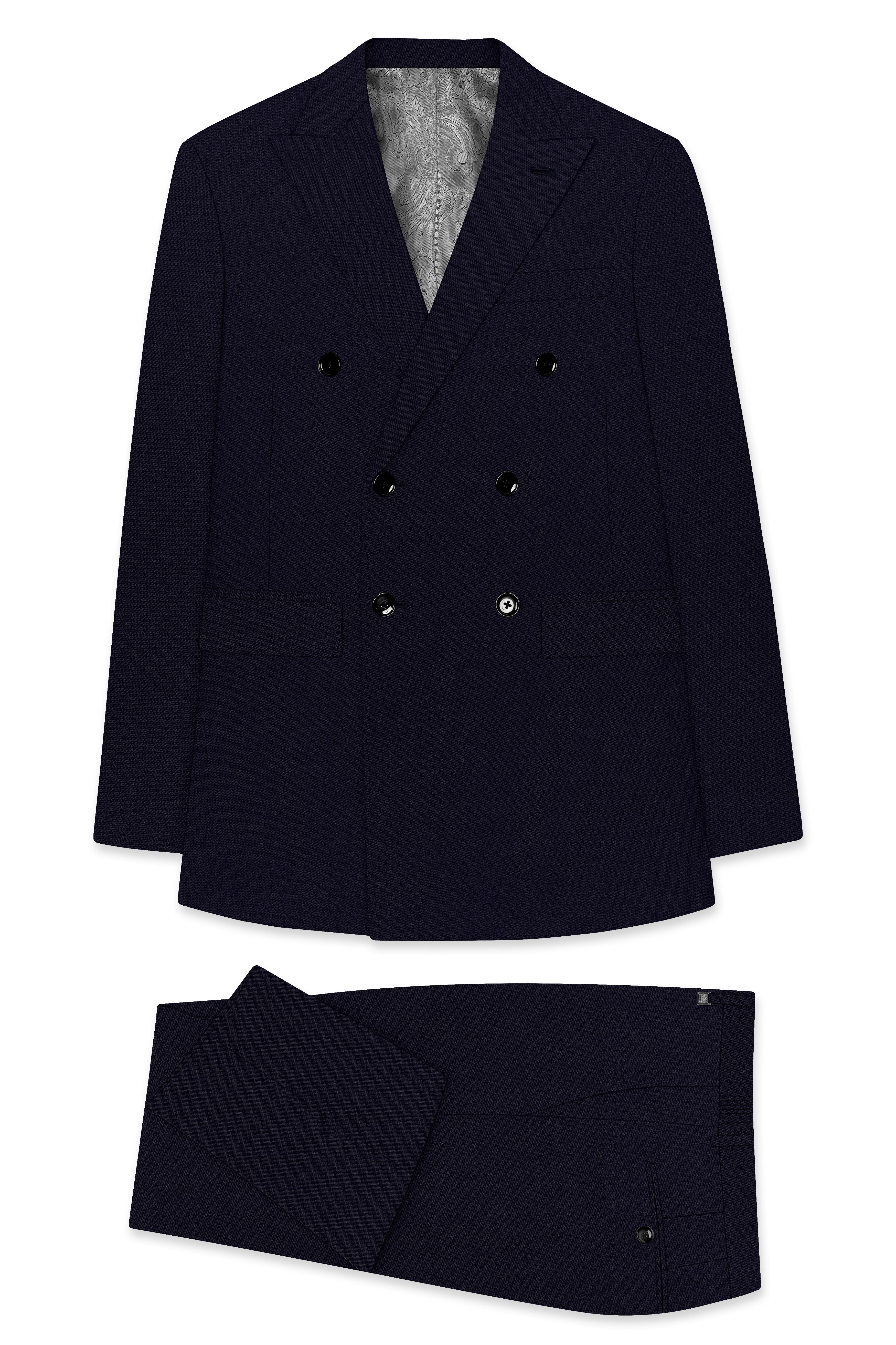 Monarch-Vulcan Blue Diamond Textured Wool Rich Slight Stretch Double Breasted Suit ST5427-DB-36, ST5427-DB-38, ST5427-DB-40, ST5427-DB-42, ST5427-DB-44, ST5427-DB-46, ST5427-DB-48, ST5427-DB-50, ST5427-DB-52, ST5427-DB-54, ST5427-DB-56, ST5427-DB-58, ST5427-DB-60